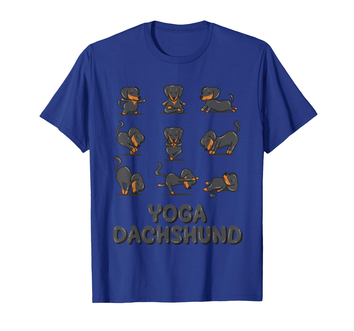 Dachshund Yoga Shirt Weiner Meditation Zen Yoga Dog Lover T-Shirt