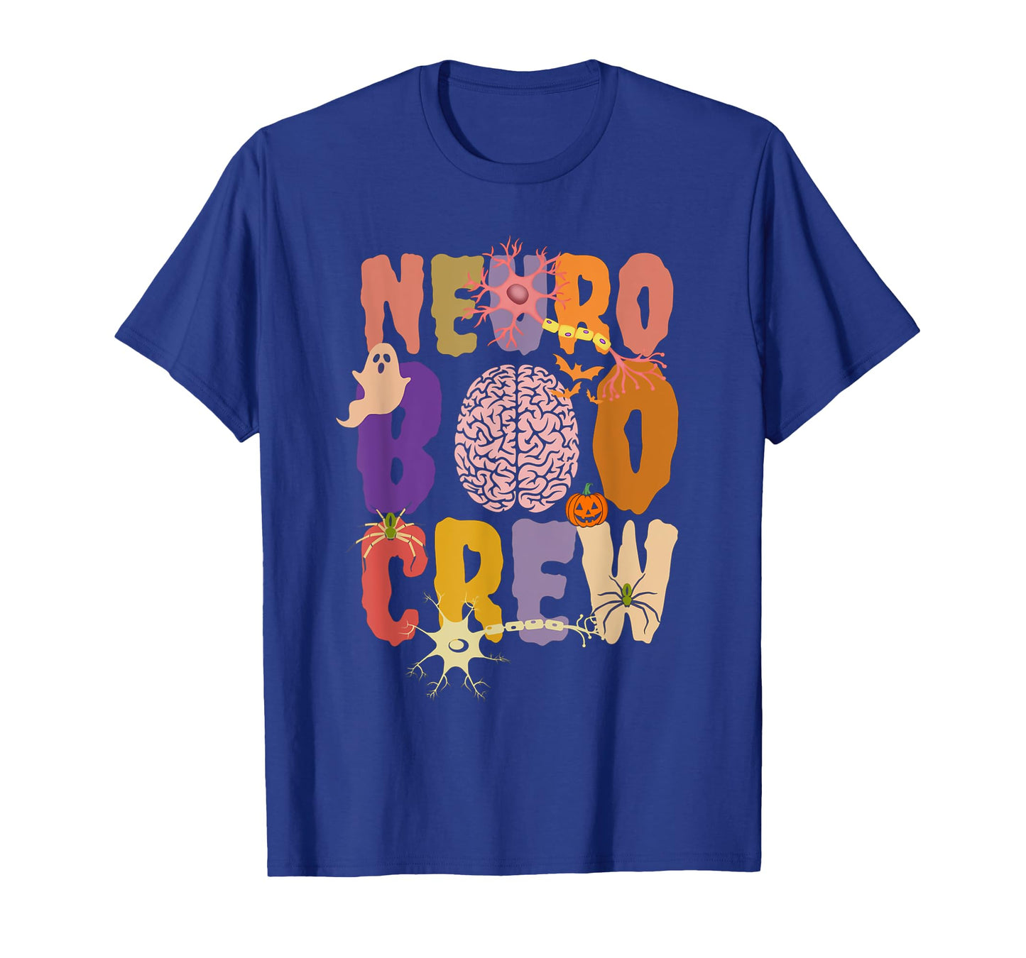 Neuro Boo Crew Halloween Anatomical Brain Anatomy Neurology T-Shirt