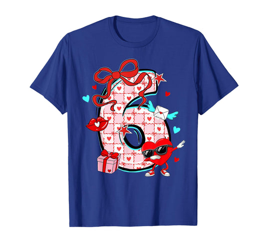 Valentine 67 Six Seven Meme Dabbing Hearts Matching Couple T-Shirt