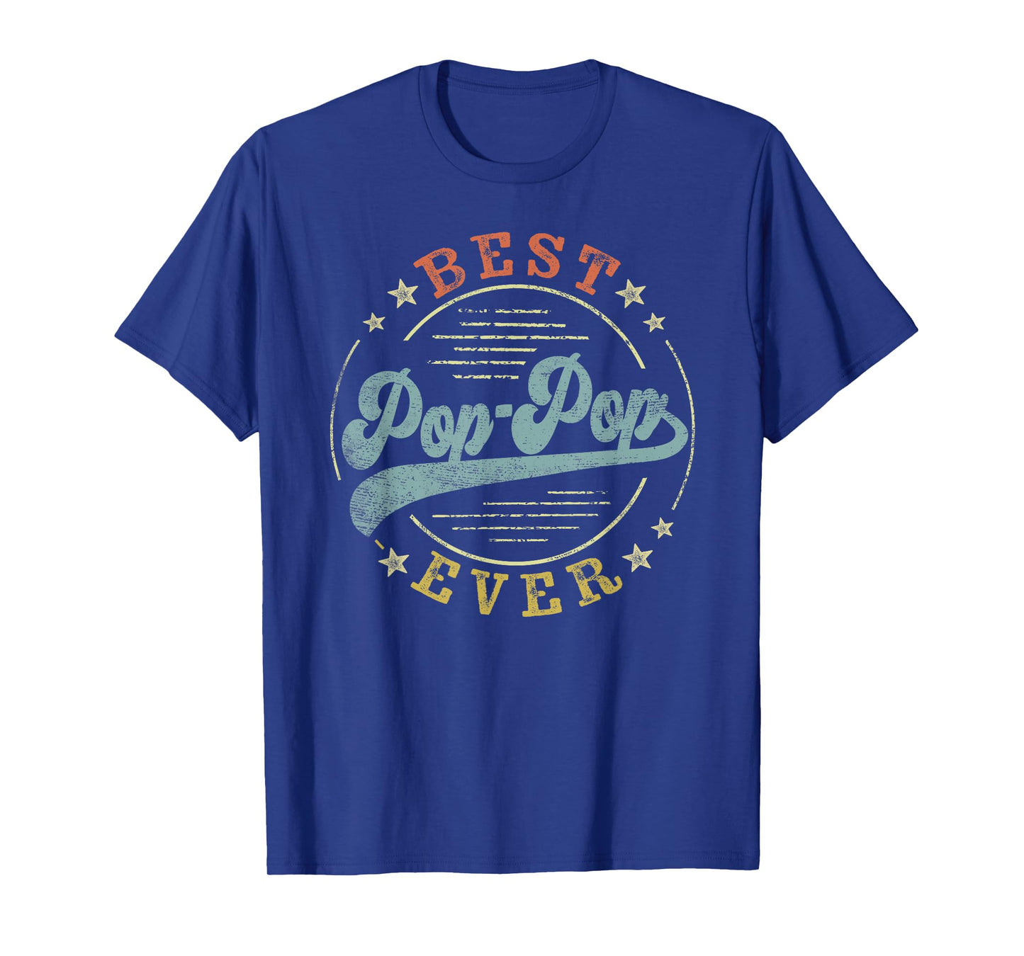 Best Pop-Pop Ever Father's Day PopPop Gifts Vintage Emblem T-Shirt