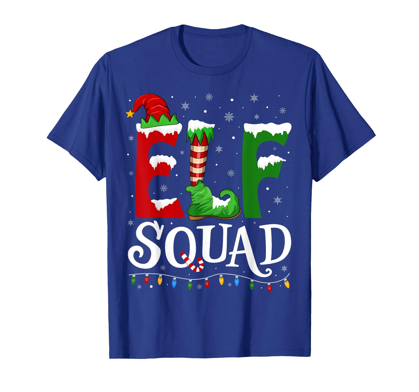 Elf Squad Funny Christmas Family Pajamas T-Shirt