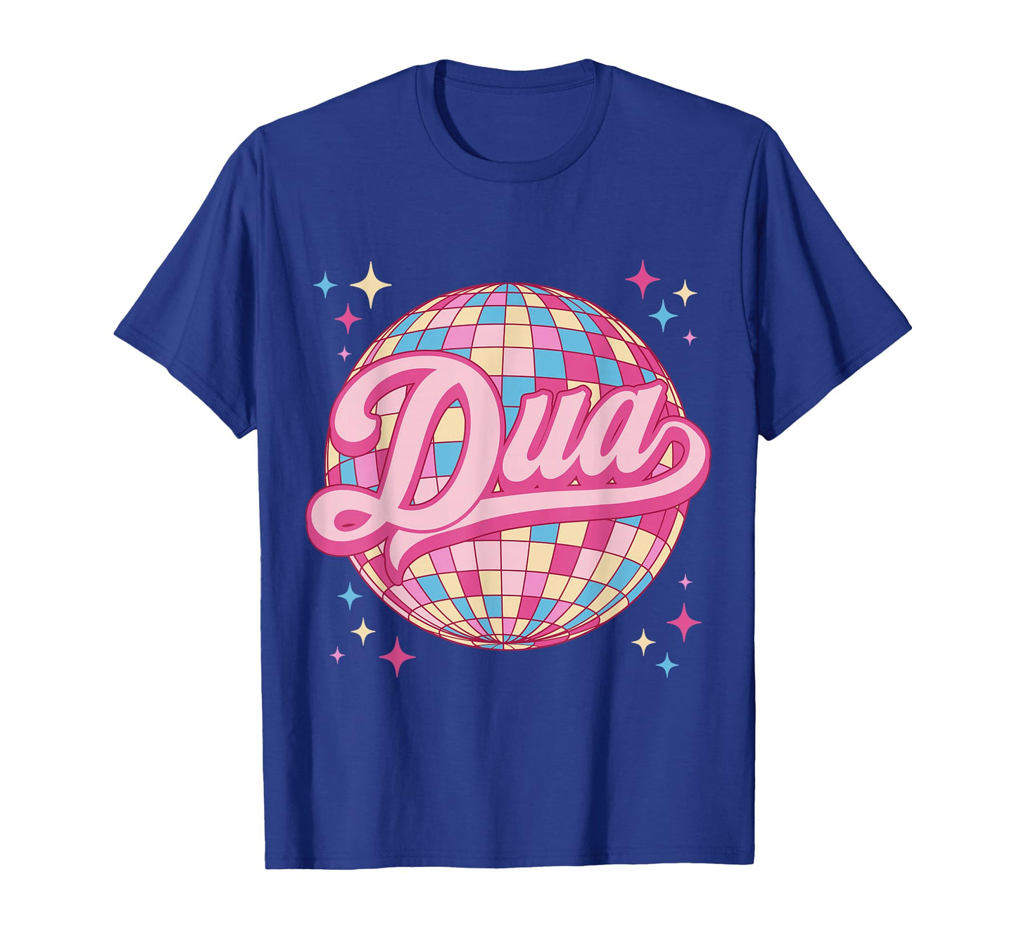 Retro Dua First Name Personalized Disco 80s T-Shirt