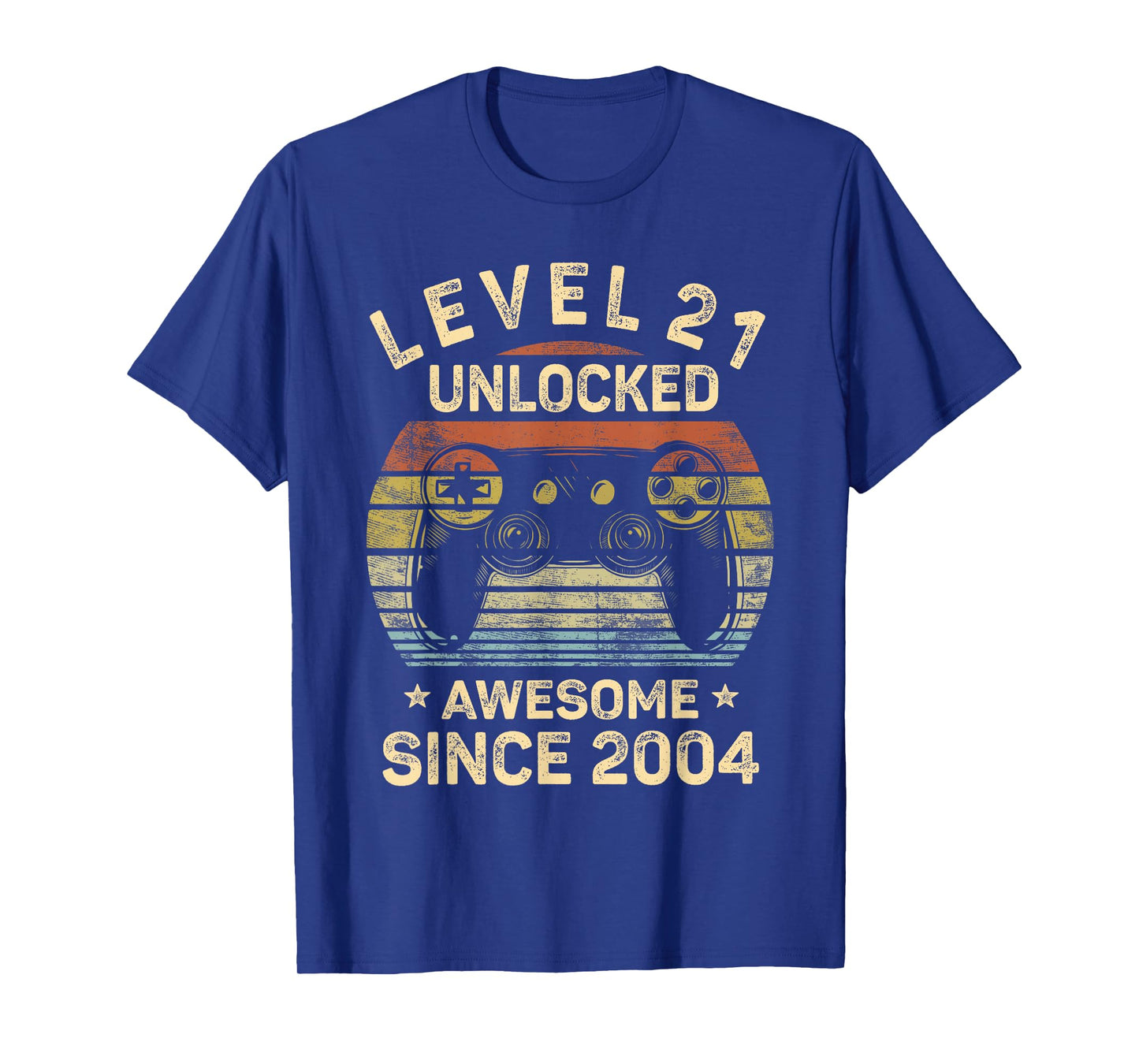 Level 21 Unlocked 21st Birthday 21 Year Old Gifts Gamer Bday T-Shirt