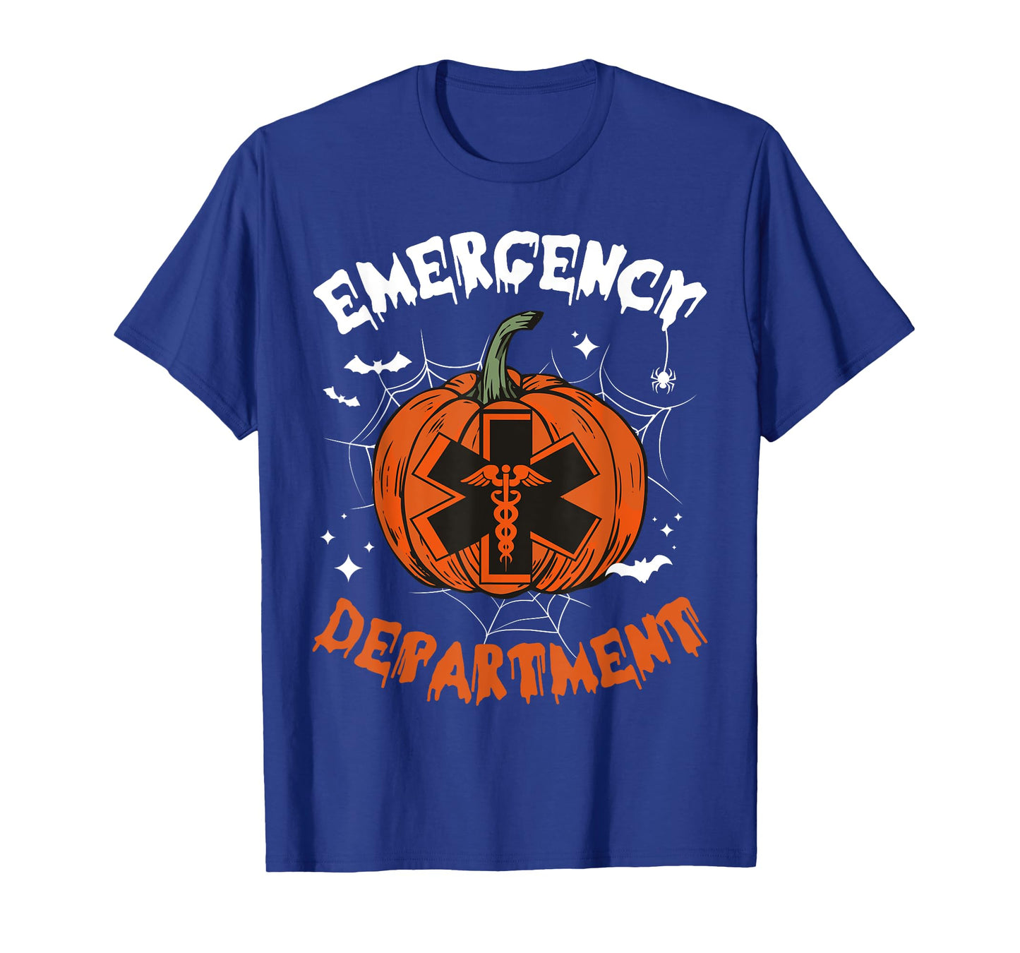 Cute Emergency Department Spooky Season Pumpkin Halloween T-Shirt