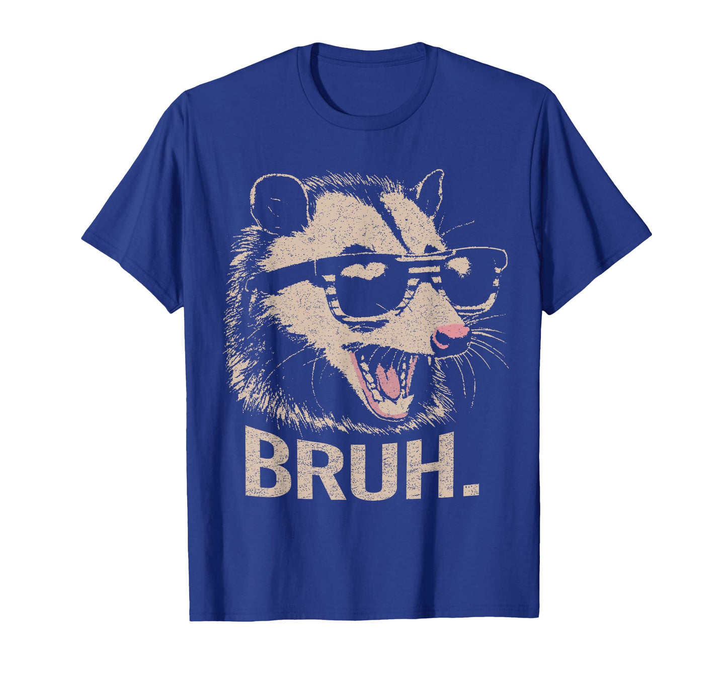Bruh Opossum Funny Sunglasses Possum Lover Teens Slang Meme T-Shirt