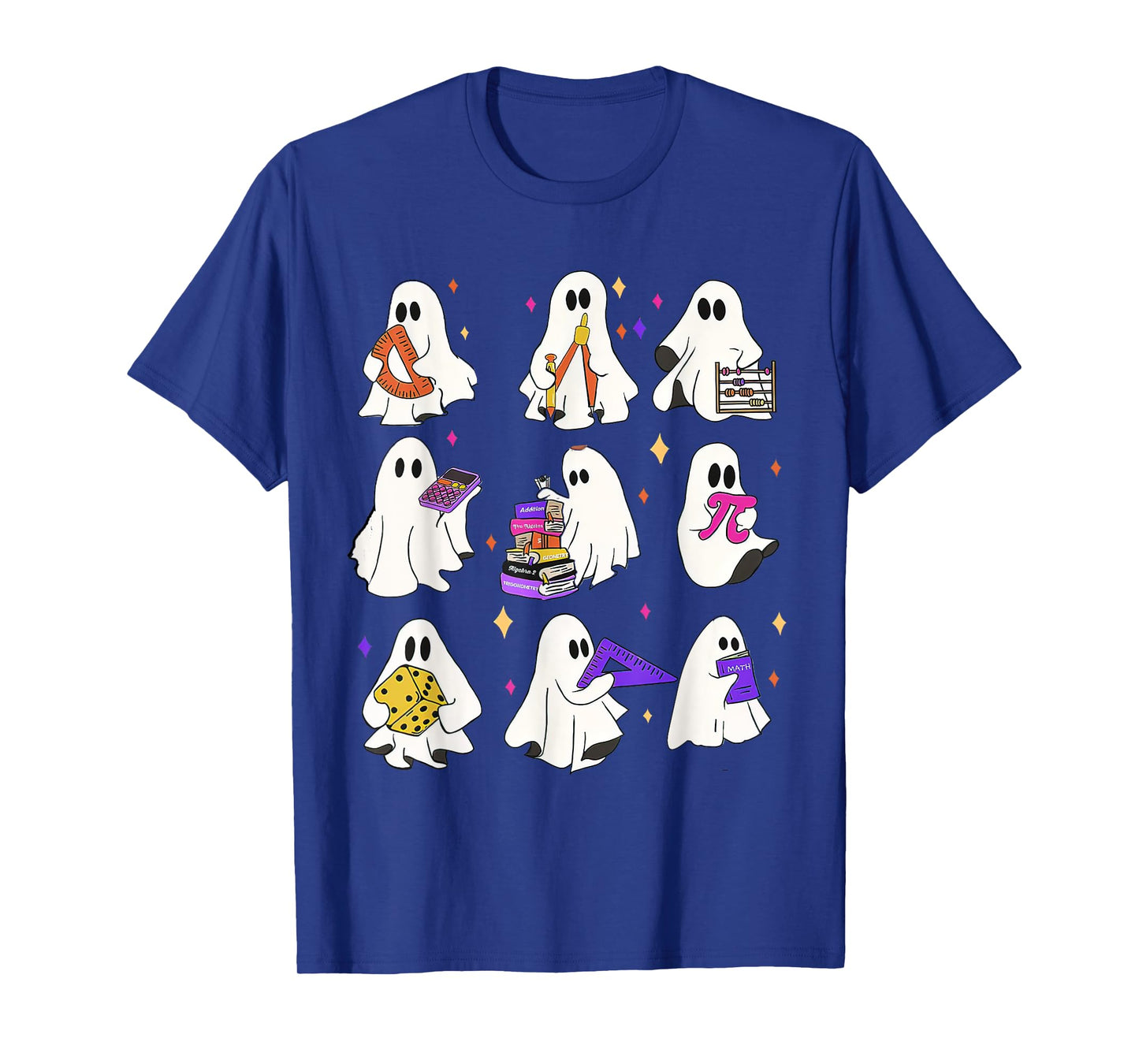 Halloween Math Teacher, Ghost Math Teacher, Back To School T-Shirt