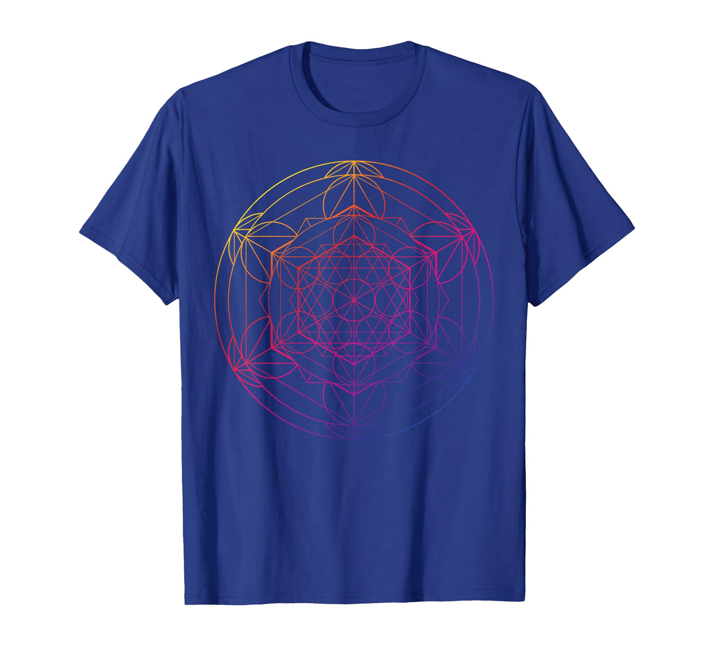 Sacred Geometry for a Spiritual Zen Gothic Mandala T-Shirt