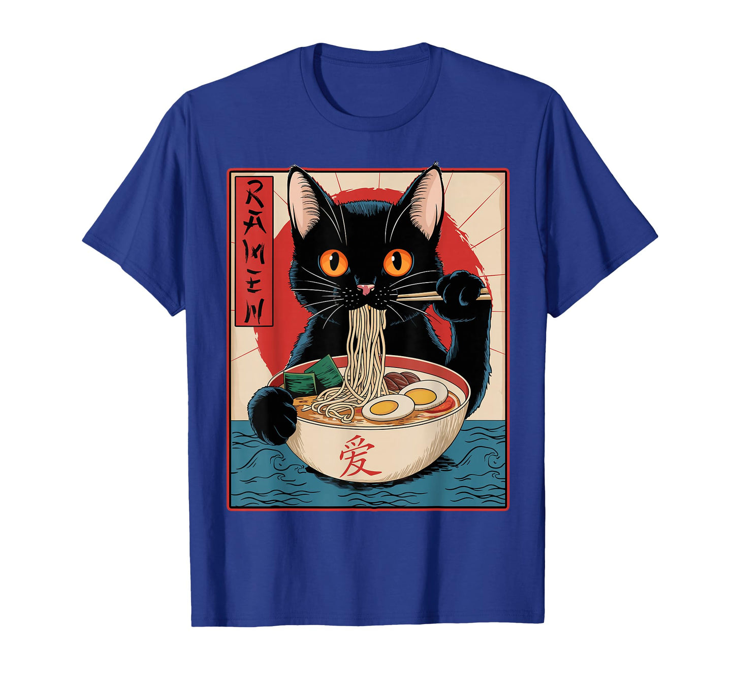 Funny Cat Eating Ramen T-Shirt