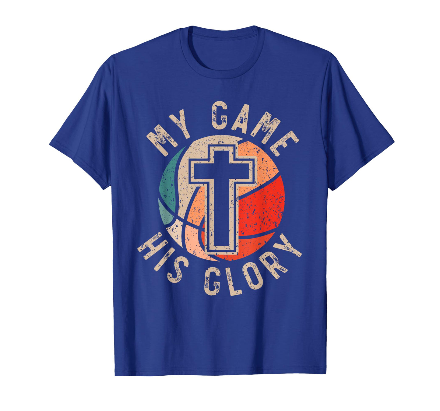 Basketball And Jesus Christ Christian Believer Hooper T-Shirt