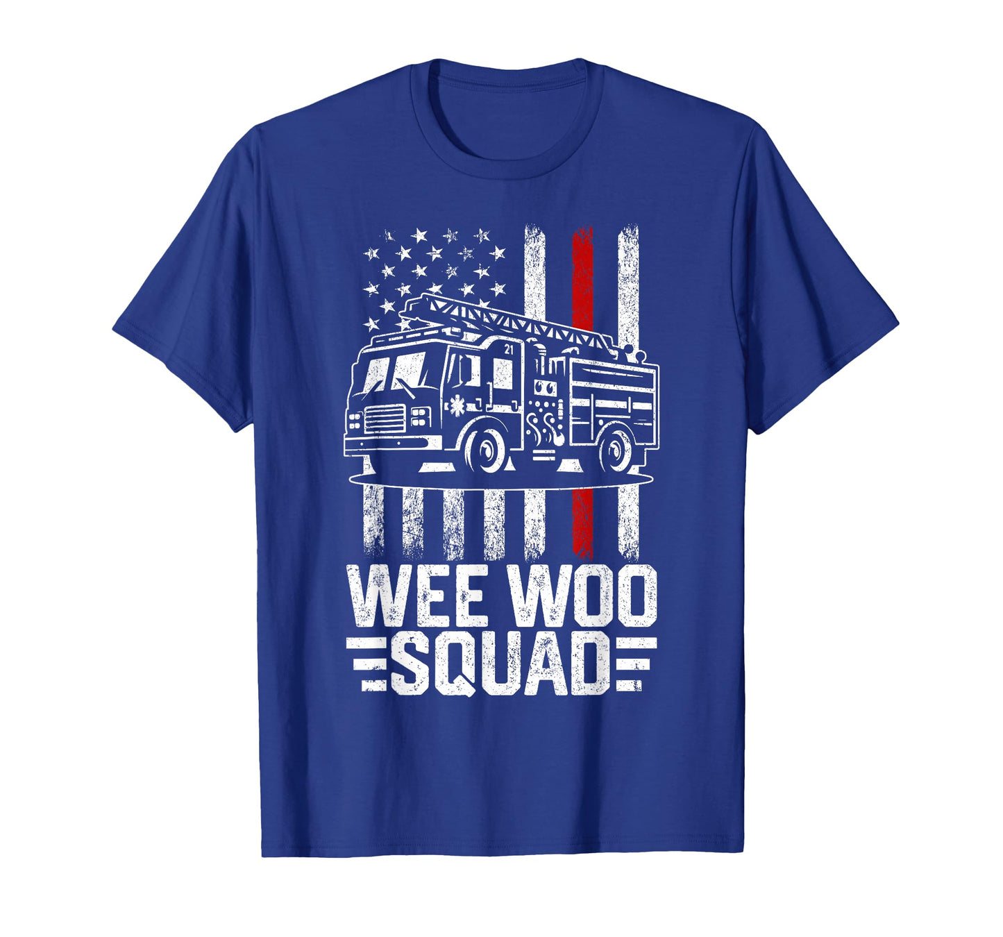 Funny Firefighter Shirt Men Women Kids Fire Truck Fireman T-Shirt