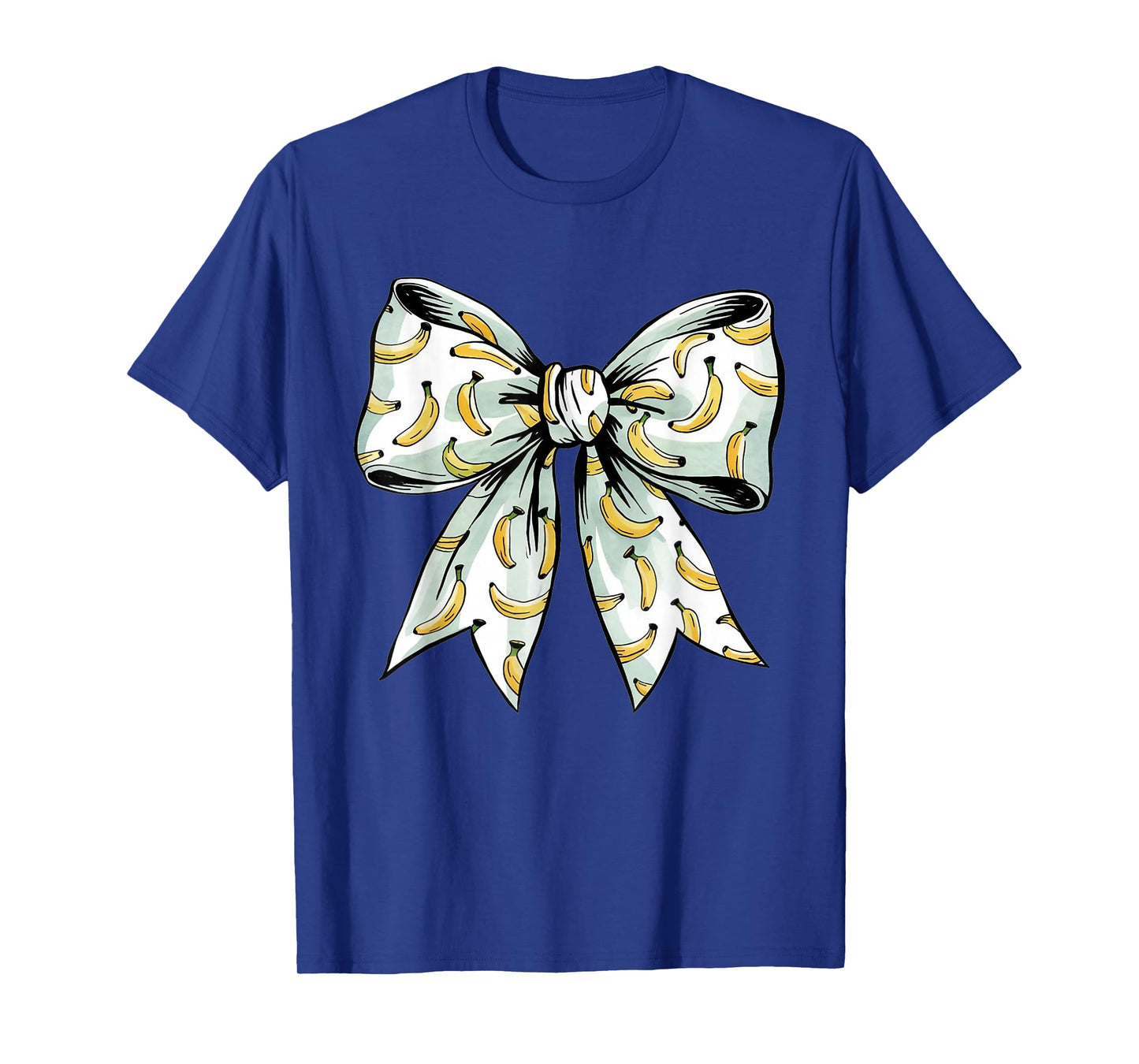 Banana Squad Coquette Bow Banana Lover Team Banana Crew T-Shirt