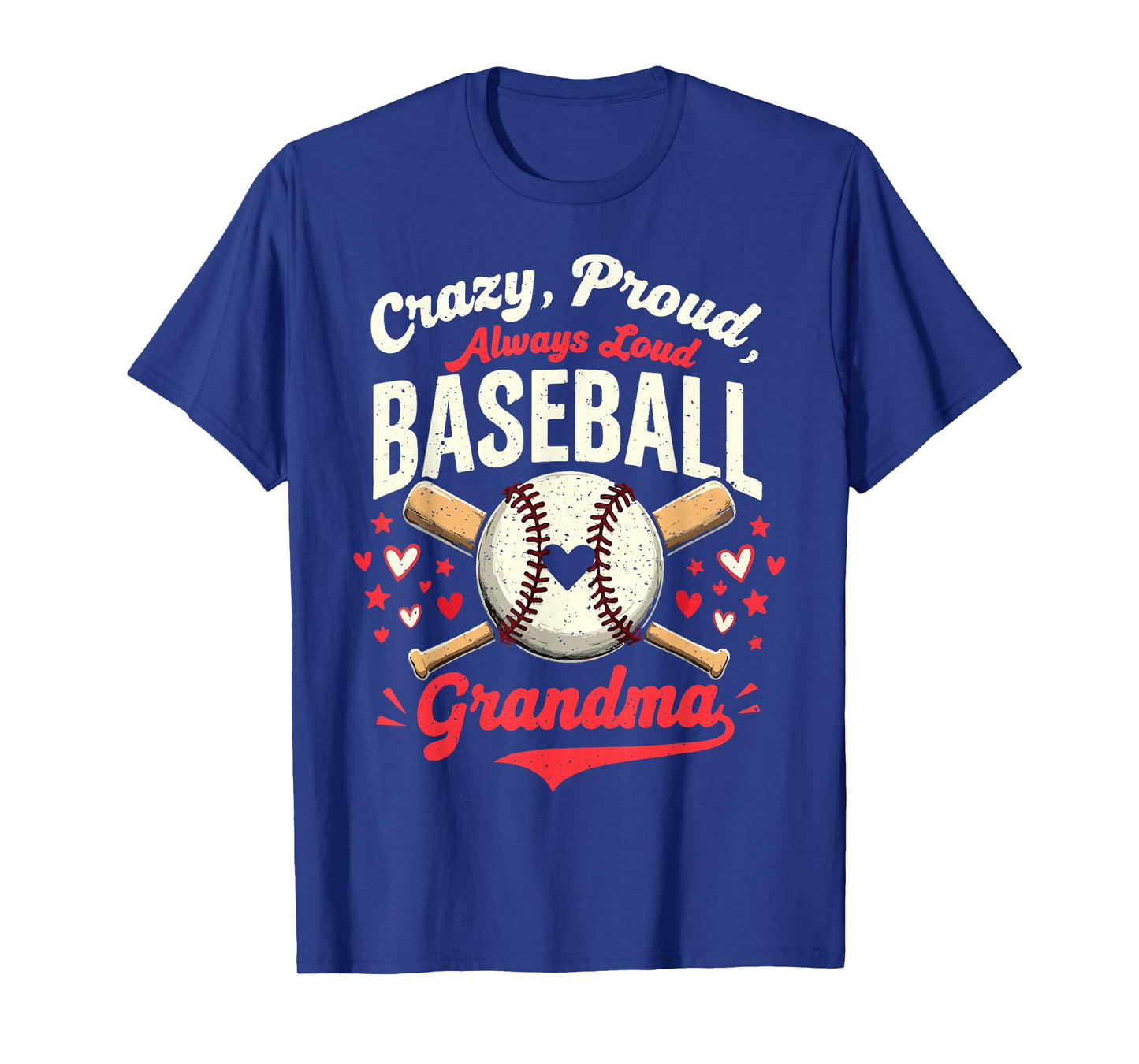 Proud Grandma for Women Happy Mother's Day Baseball Grandma T-Shirt