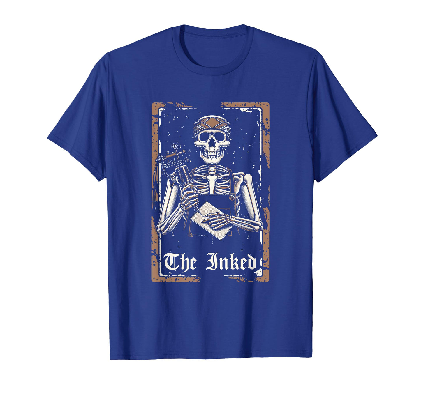 Tattoo Artist Tattooist Tattoos - Skeleton Tarot Card T-Shirt