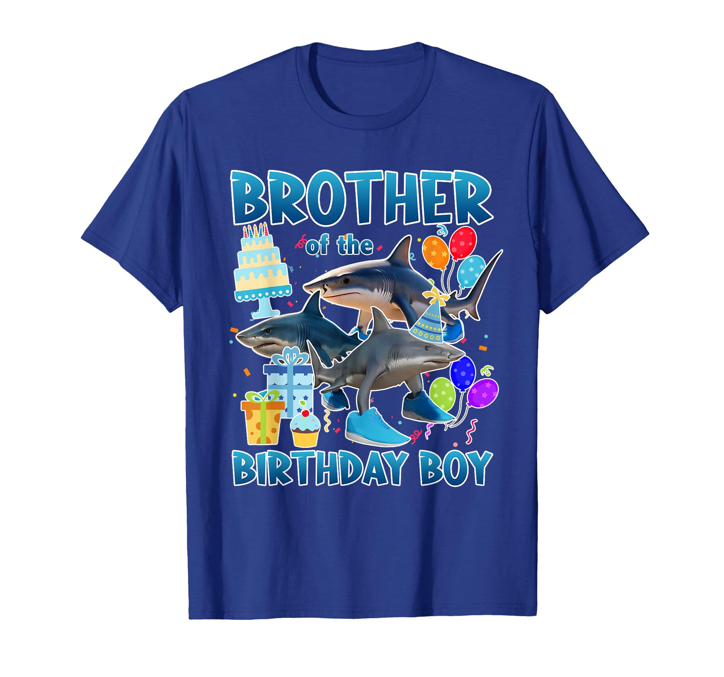 Brother Of The Birthday Boy Tralalero Tralala Family T-Shirt
