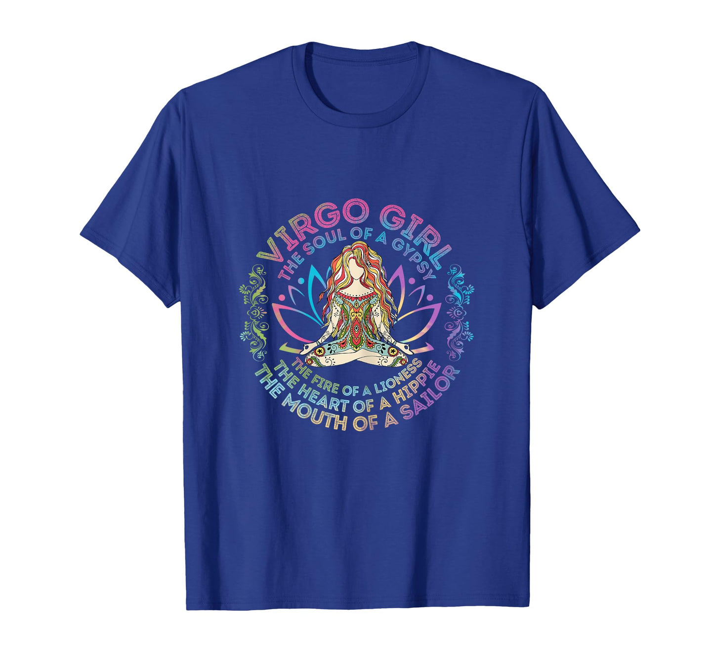 Virgo Girl The Soul Of A Gypsy Birthday Hippie Soul T-Shirt