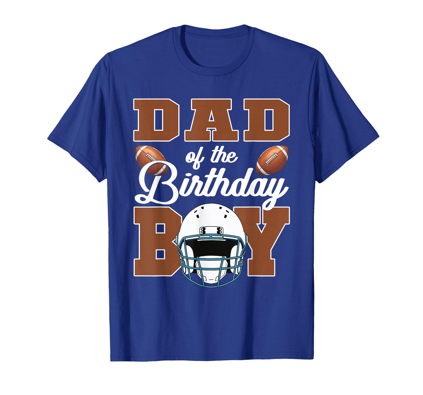 Dad Of The Birthday Boy Football Party Family Matching T-Shirt