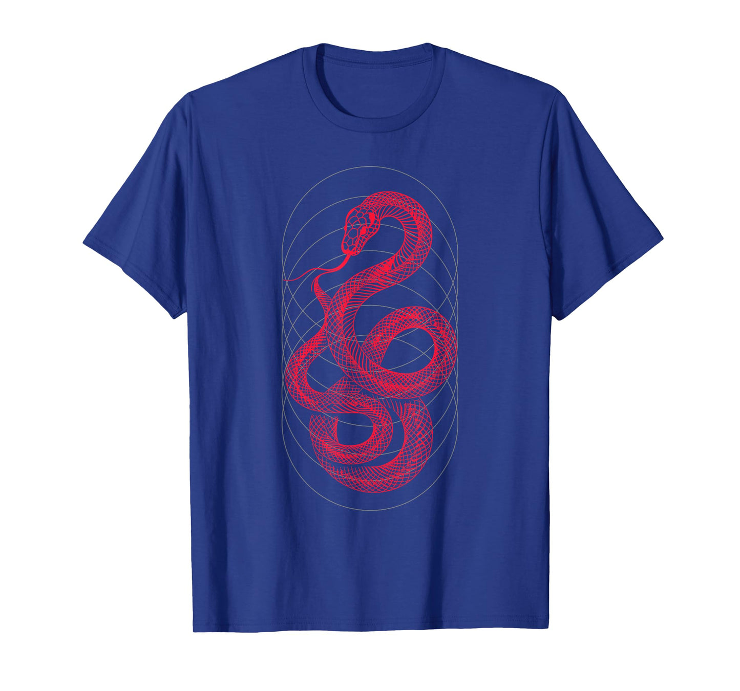 SERPENTINE Sacred Geometry Mystic Snake Organic Symmetry T-Shirt