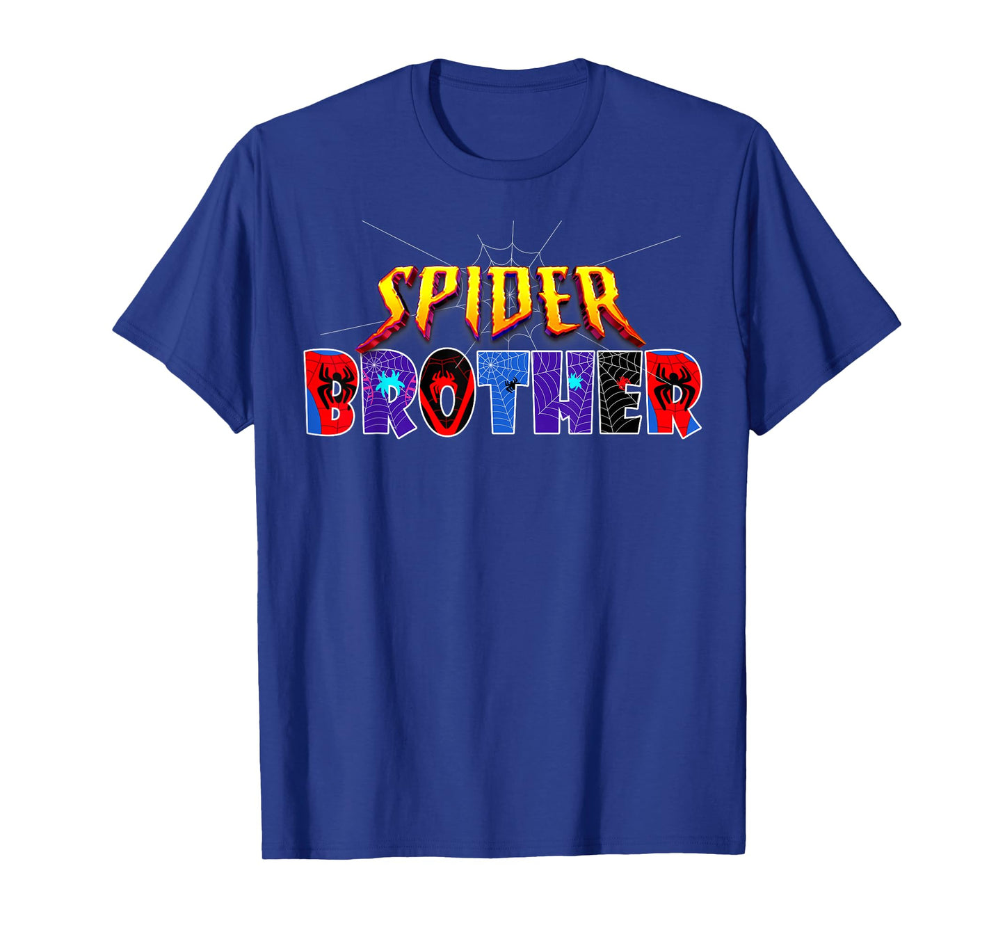 Spider Brother Shirt Birthday Family Funny Halloween Costume T-Shirt