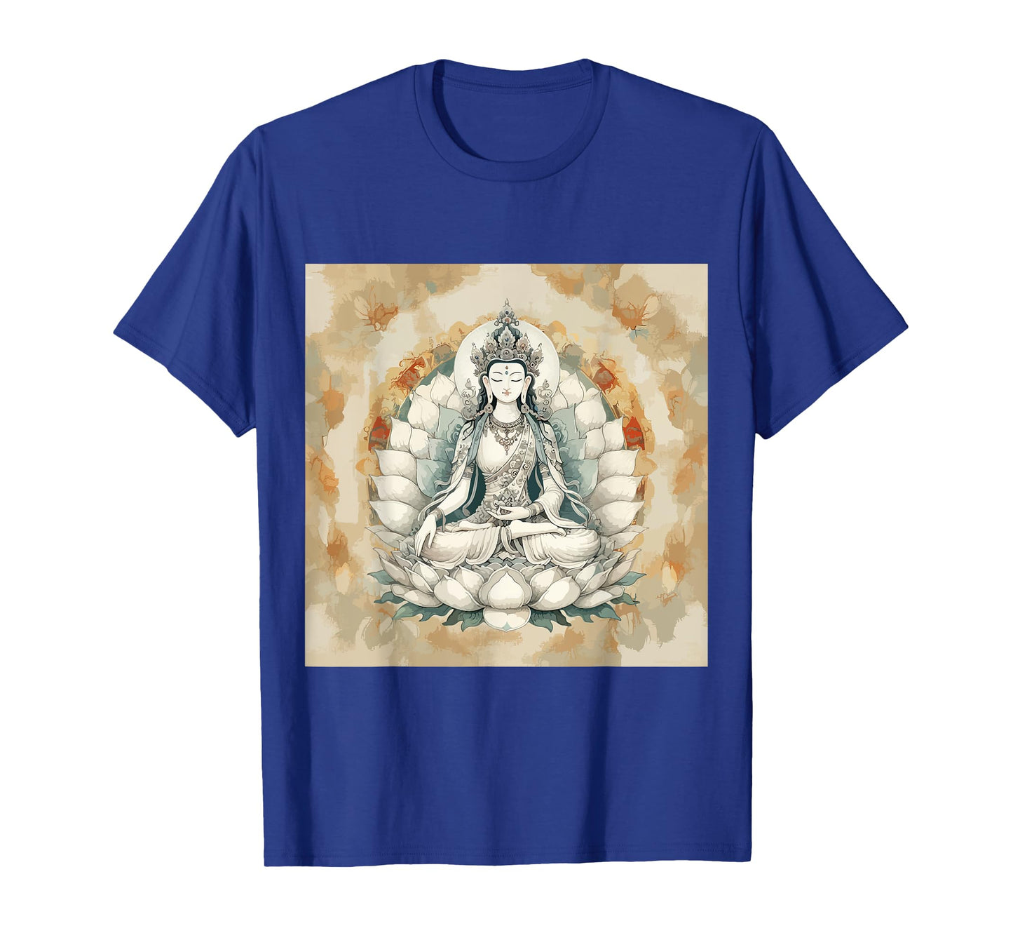 White Tara Tibetan Buddhism Goddess Ancient Deity T-Shirt