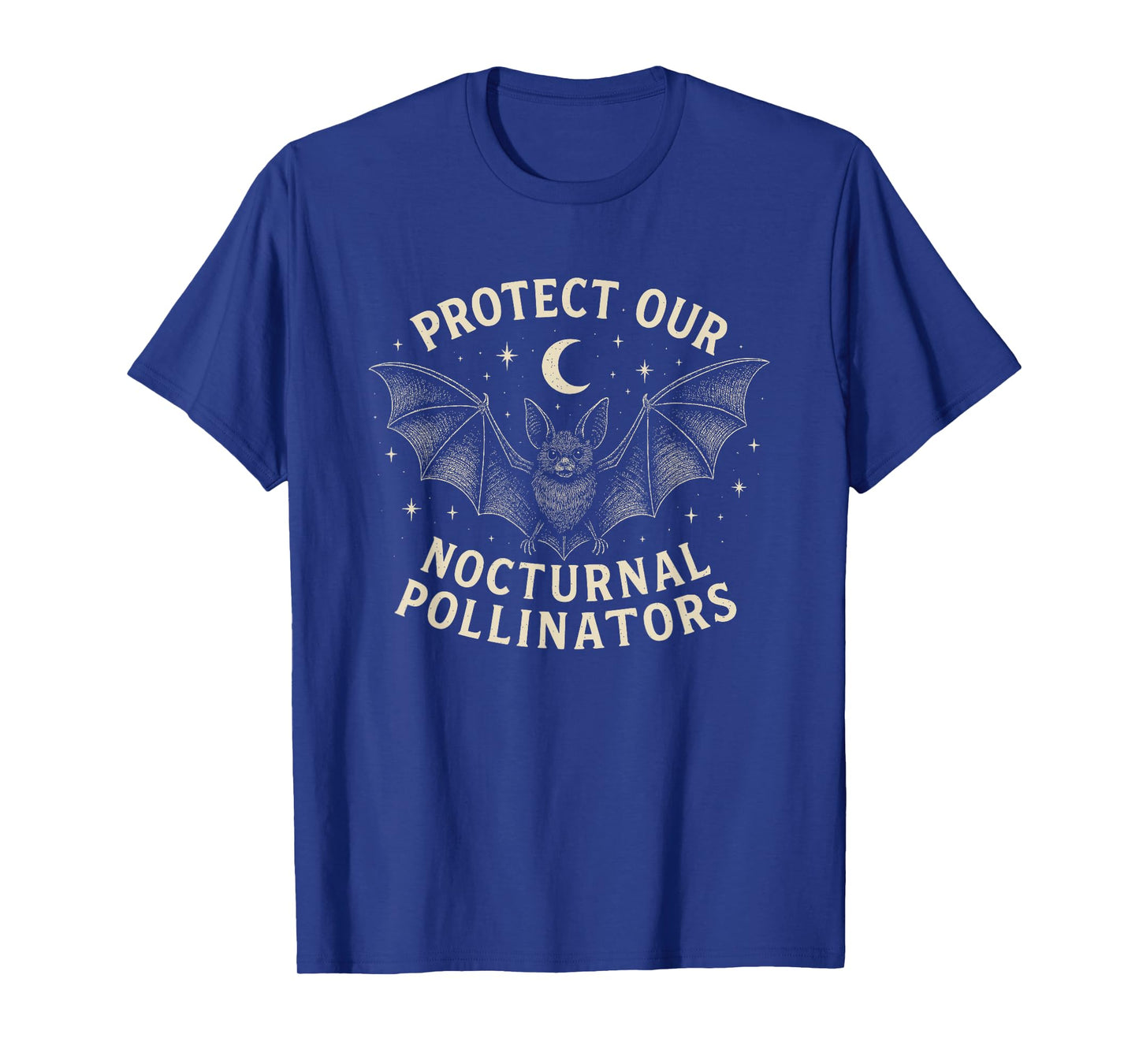 Protect Our Nocturnal Pollinators Bat Wildlife Conservation T-Shirt