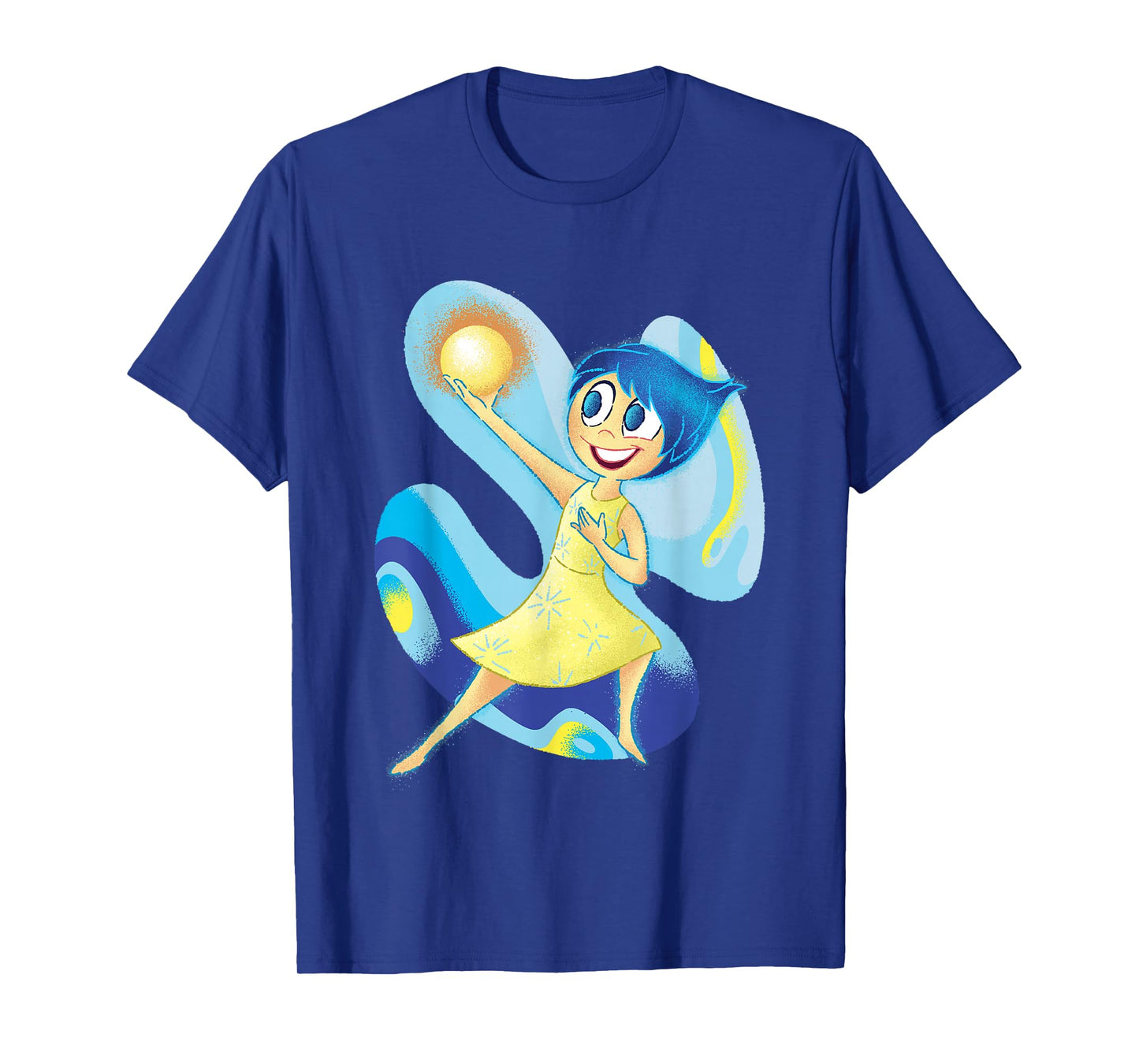 Disney Pixar Inside Out 2 Joy Happy Memories Distressed Logo T-Shirt