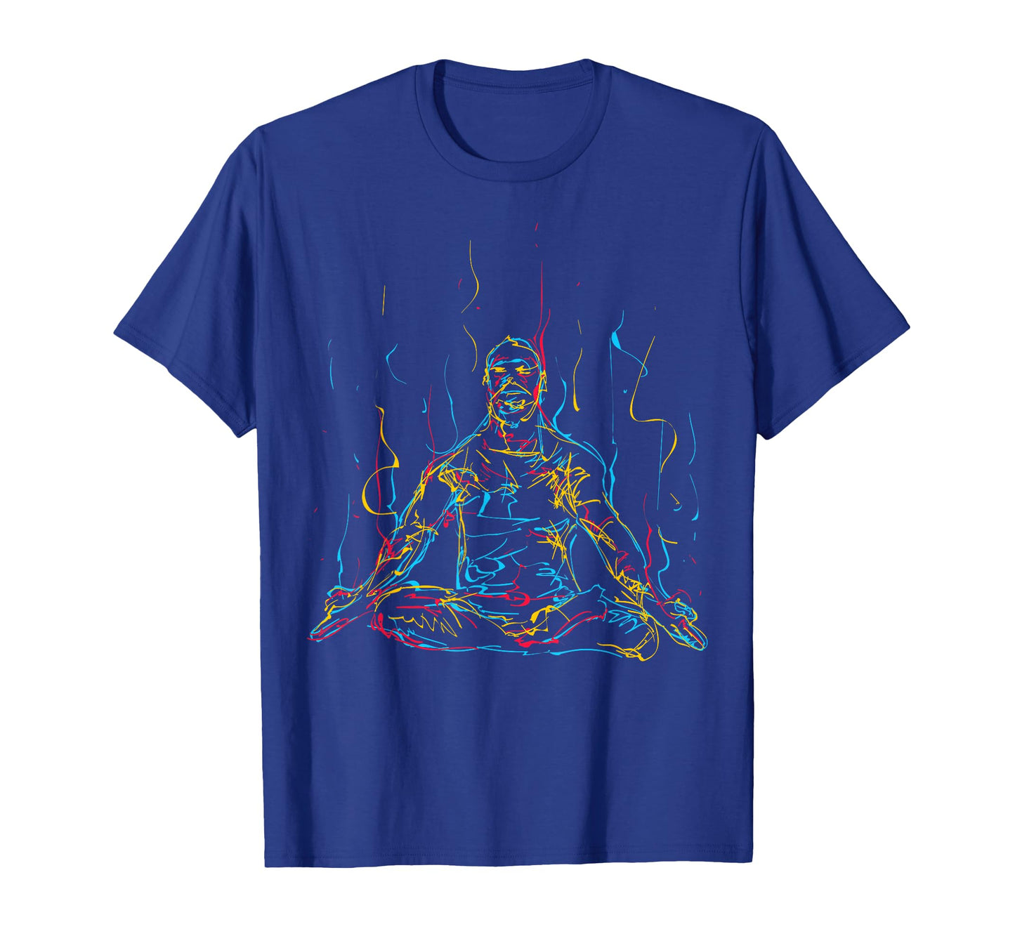 Colorful Abstract Art Meditation Buddha Buddhism T-Shirt