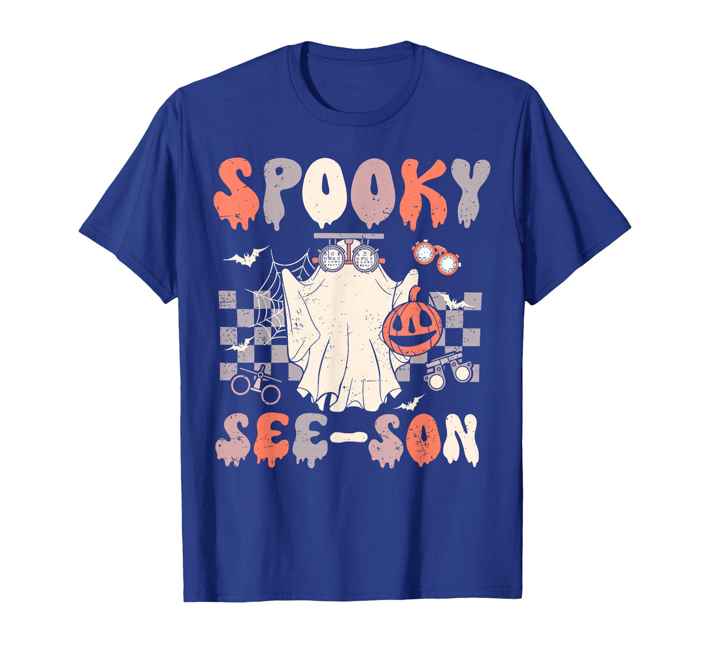 Retro Spooky See-son Optometrist Optometry Ghost Halloween T-Shirt