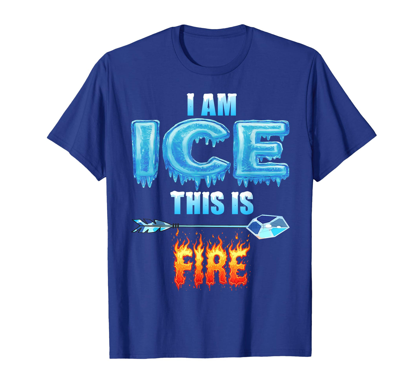 Funny Ice This is Fire Costume Halloween Family Matching T-Shirt