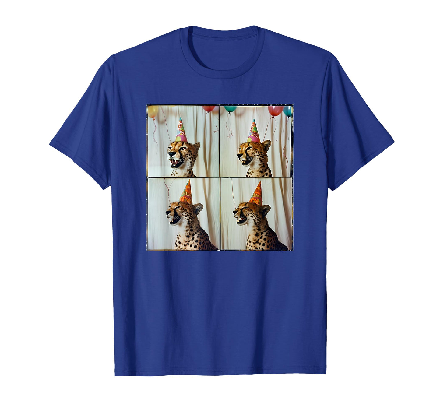 African Cheetah Lover Colorful Safari Animal Birthday T-Shirt