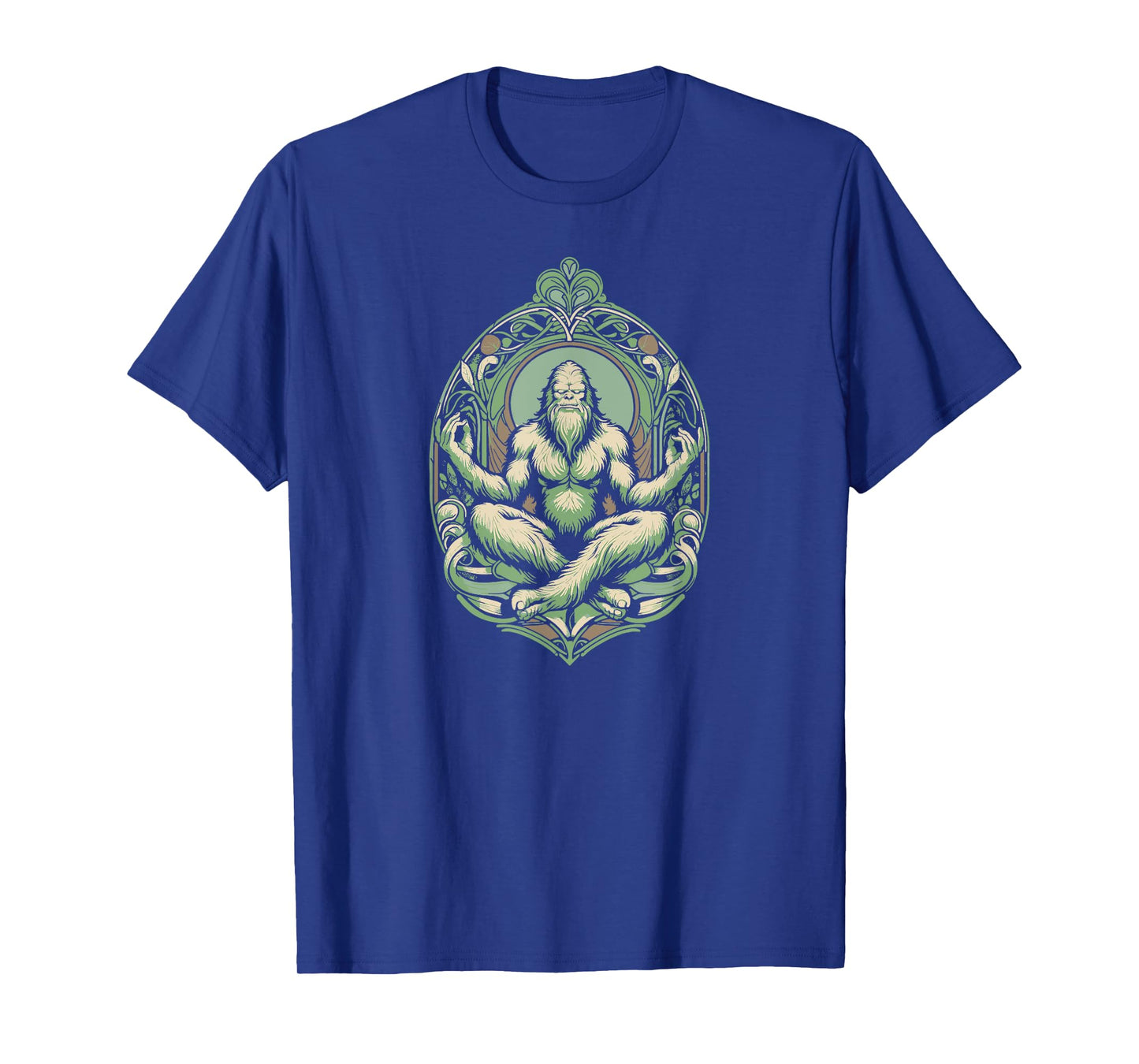 Mindful Sasquatch - Bigfoot Yoga Meditation T-Shirt