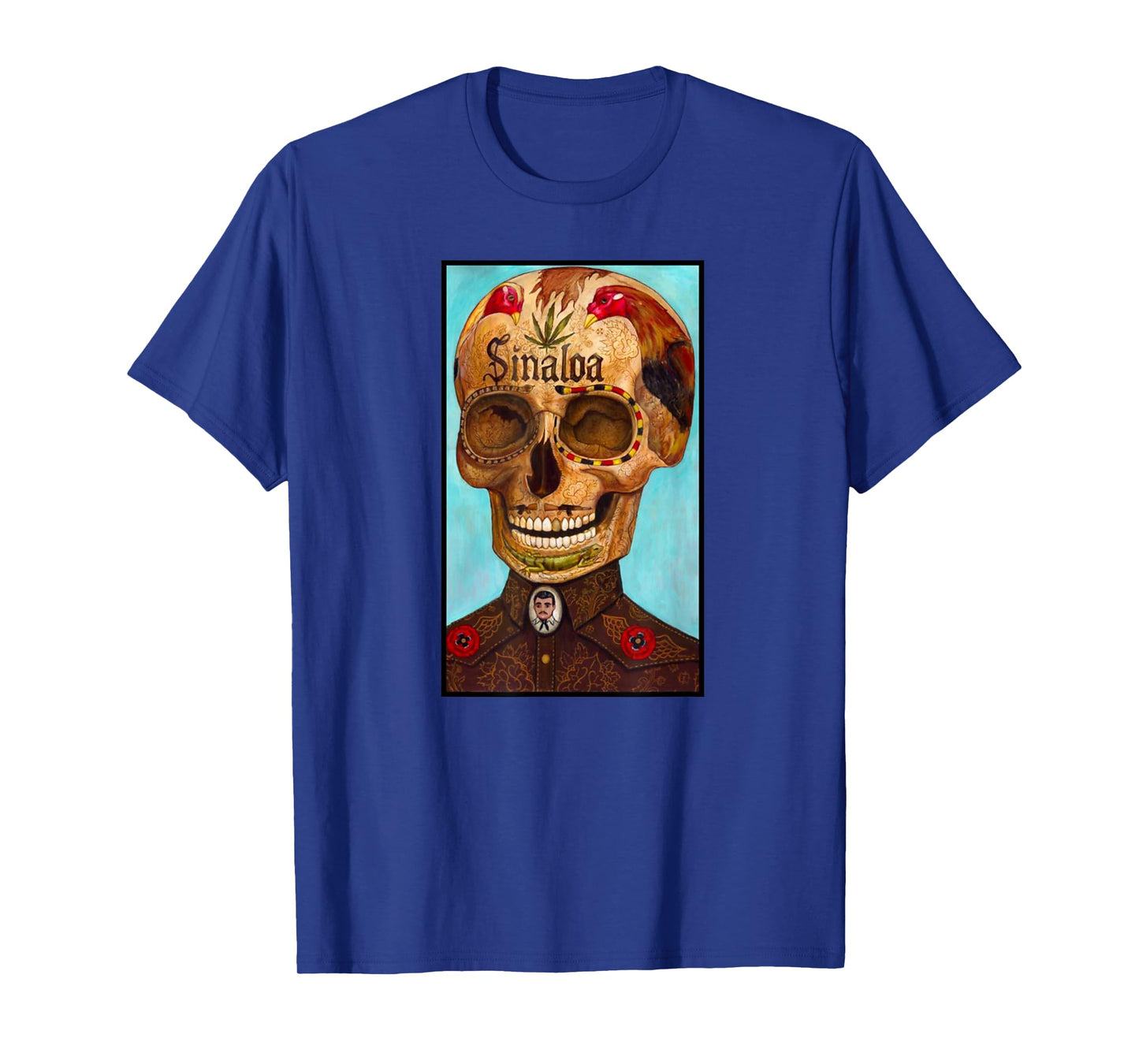 Jesus Malverde Calavera T-Shirt