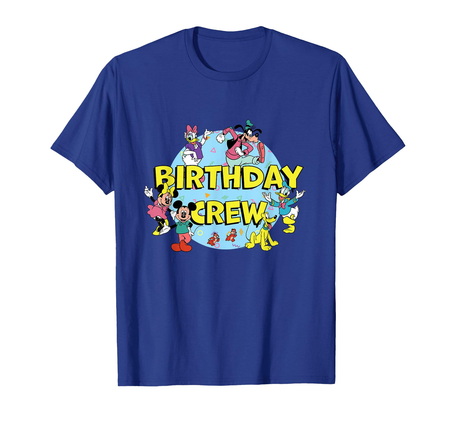 Disney Mickey and Friends Birthday Crew Party Matching T-Shirt