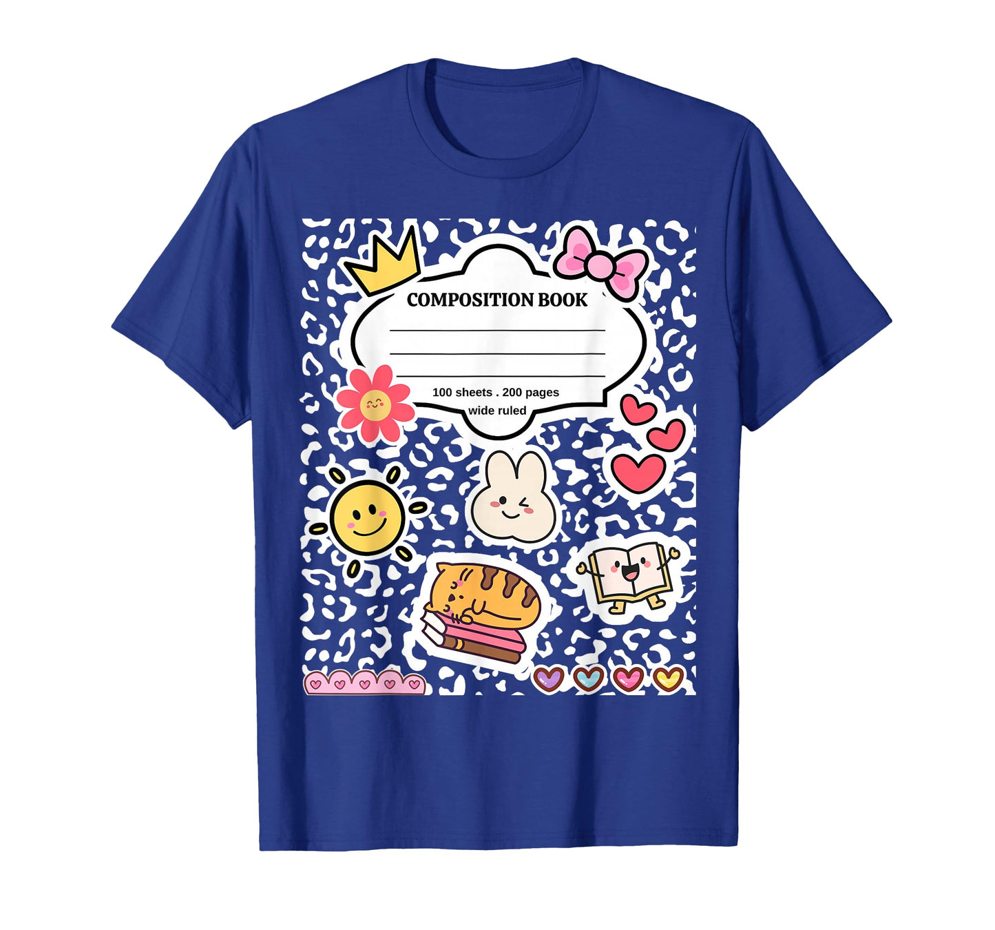Composition Notebook Costume Matching Group Halloween School T-Shirt