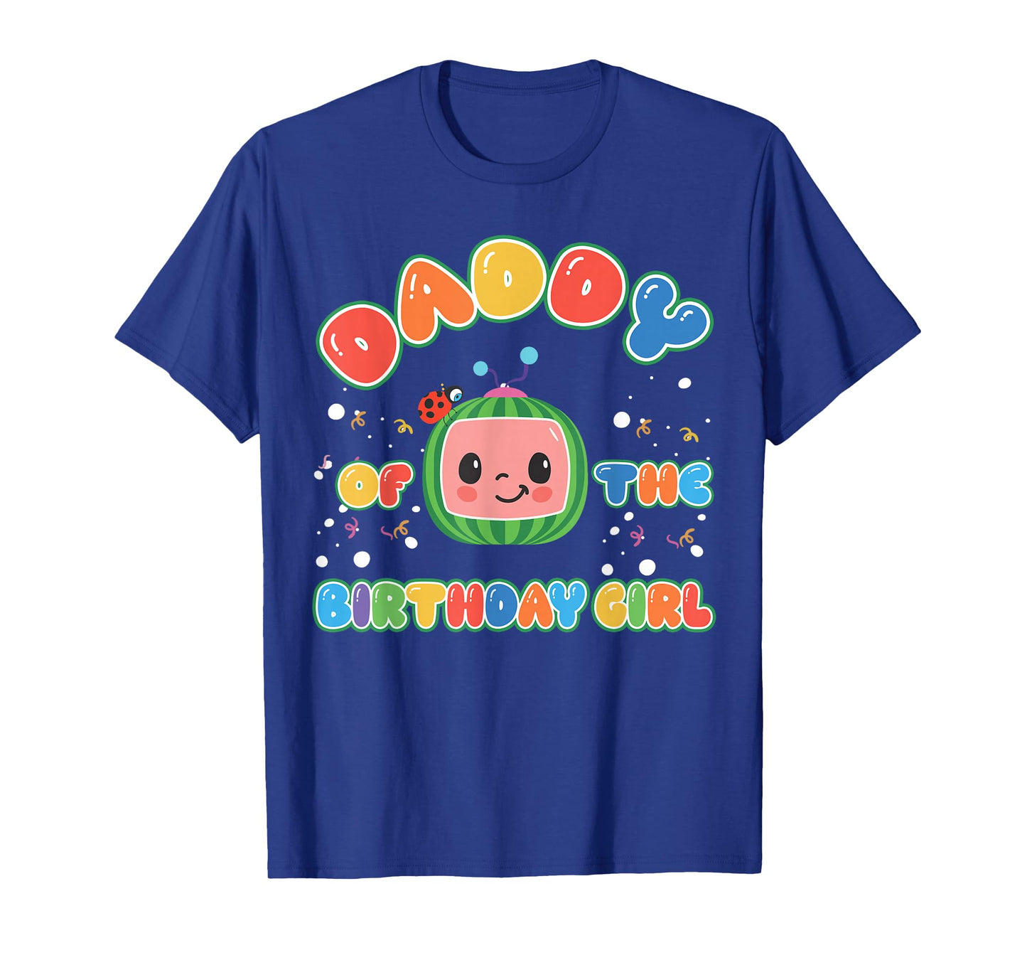 Mommy Daddy Of The Birthday Girl Melon Family Matching Funny T-Shirt