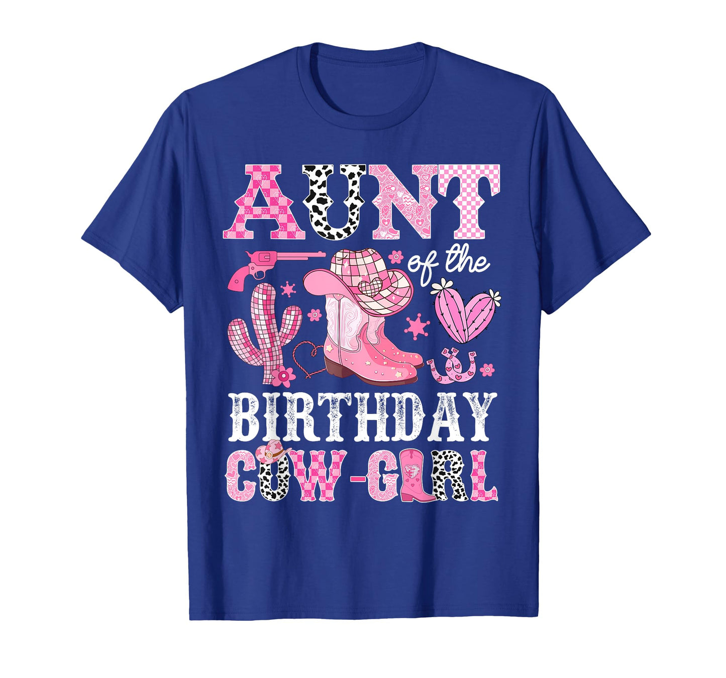 Aunt Of The Birthday Cow-Girl Rodeo Cowgirl Bday T-Shirt