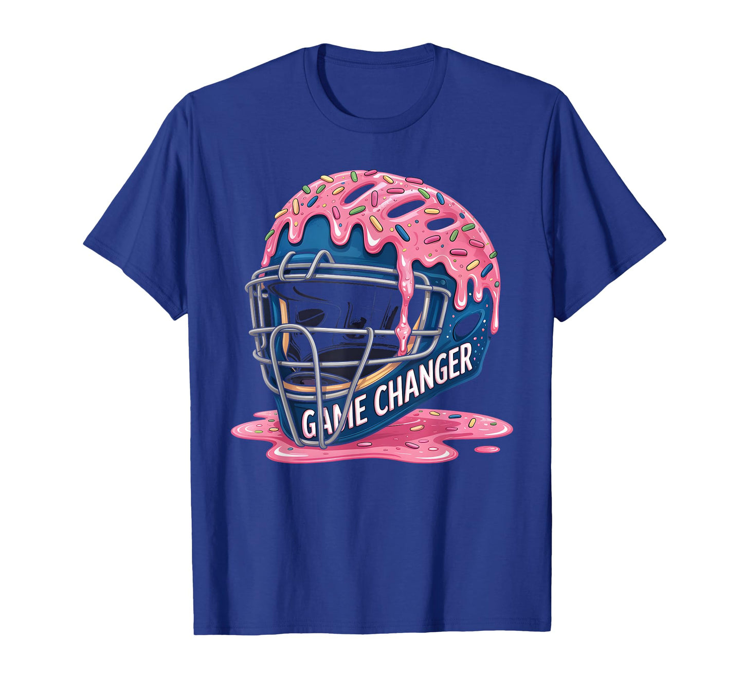 Baseball Ice Cream Drip Catcher Helmet Youth Boys Drip T-Shirt