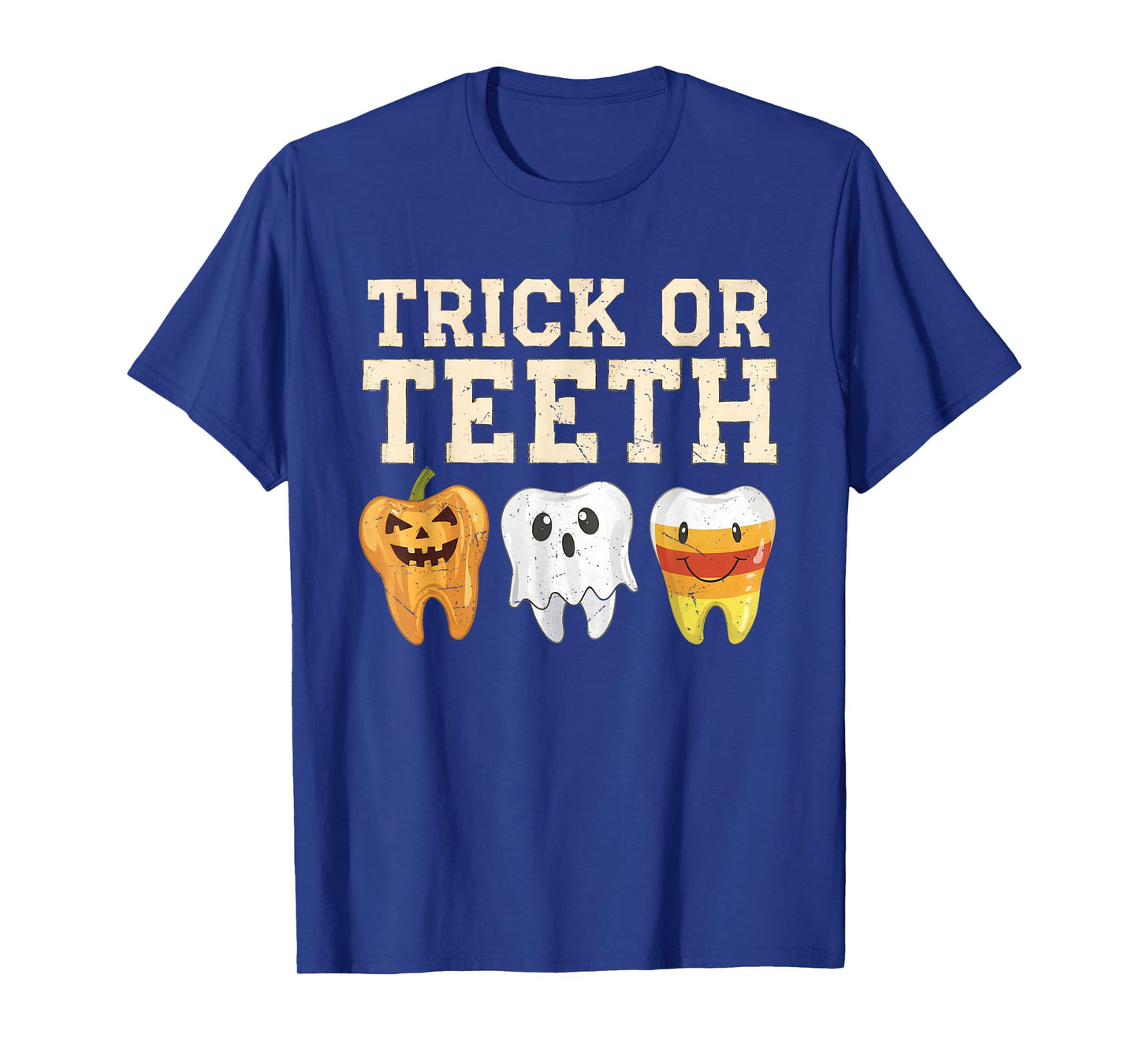 Trick Or Teeth Halloween Dental Crew Dentist Boys Girls Kids T-Shirt