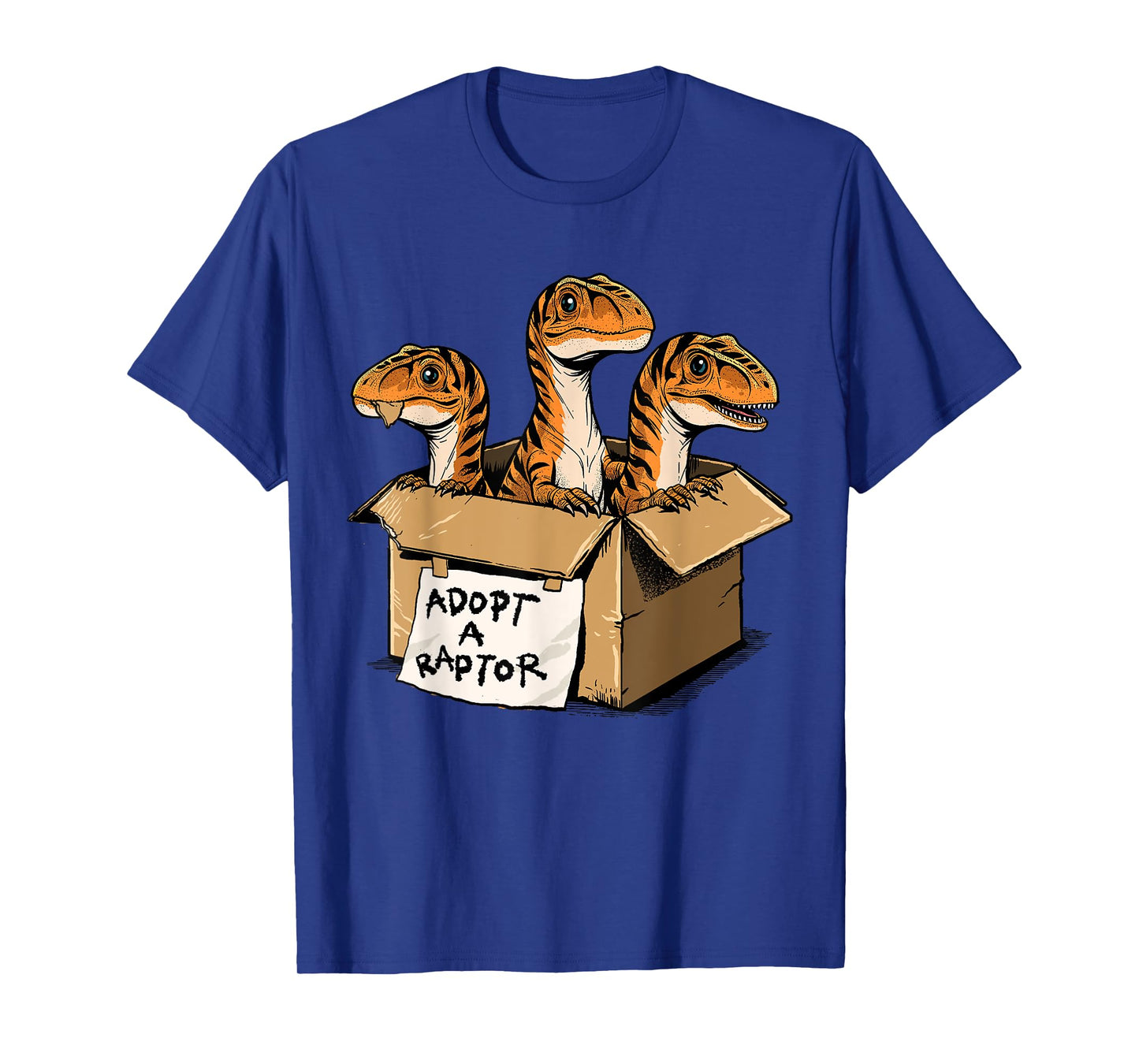 Raptor Shirt Adopt A Raptor Box Funny Dinosaur Adoption T-Shirt