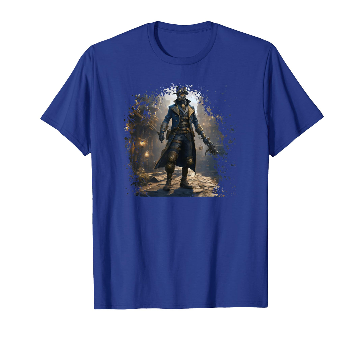 Victorian Steam Punk Assassin And Steampunk World Aesthetic T-Shirt