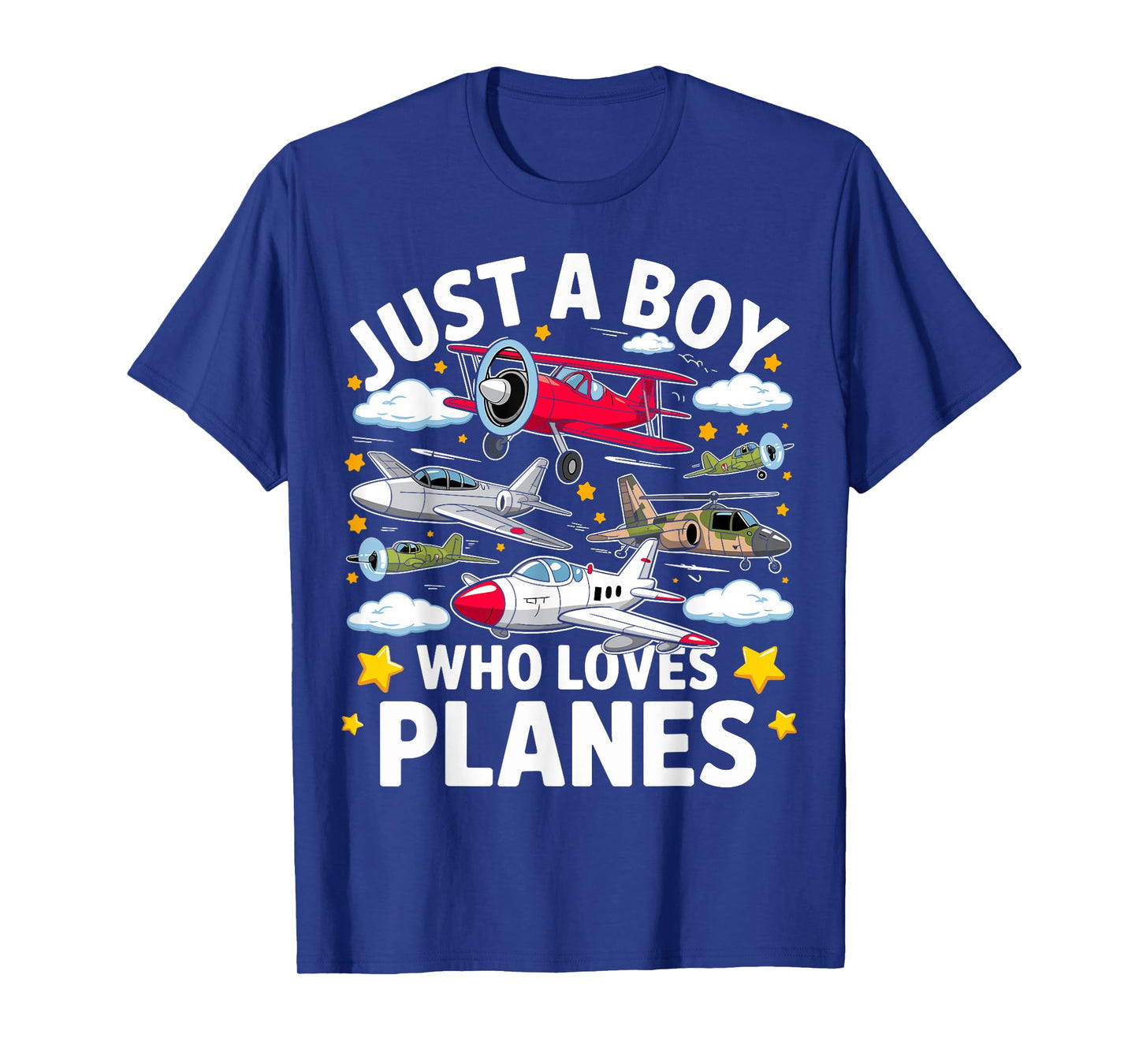 Aircraft Lovers Just A Boy Who Loves Planes Airplane T-Shirt