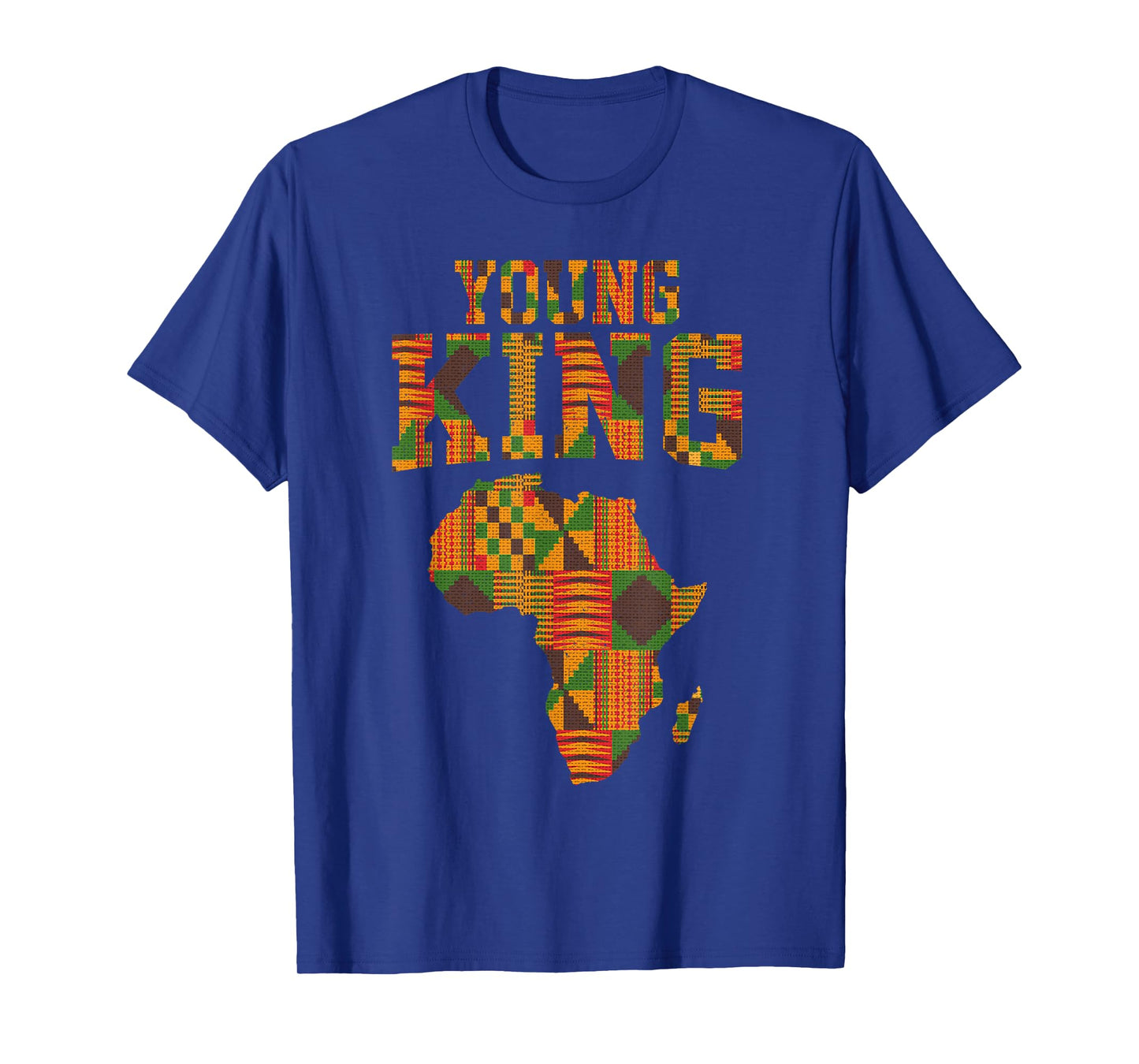African King Art For Boys Toddlers Kente Cloth African Print T-Shirt
