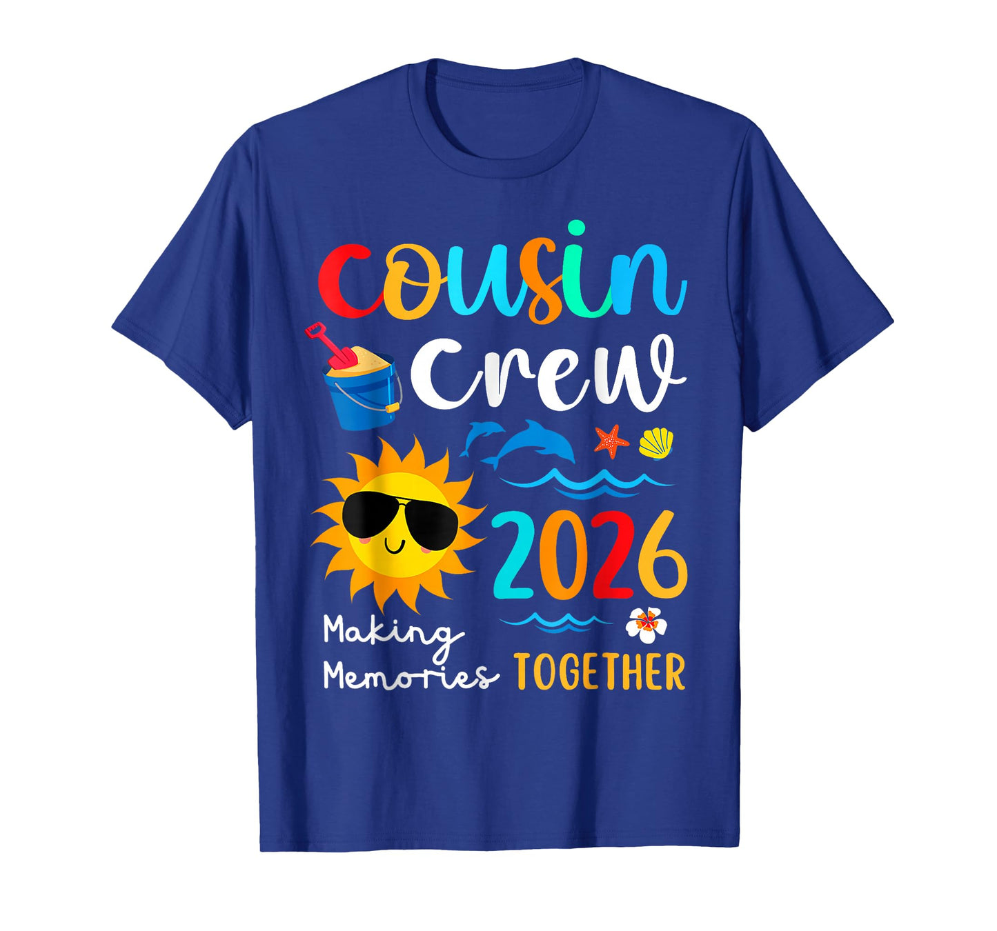 Cousin Crew 2026 Summer Vacation Beach Family Trips Matching T-Shirt