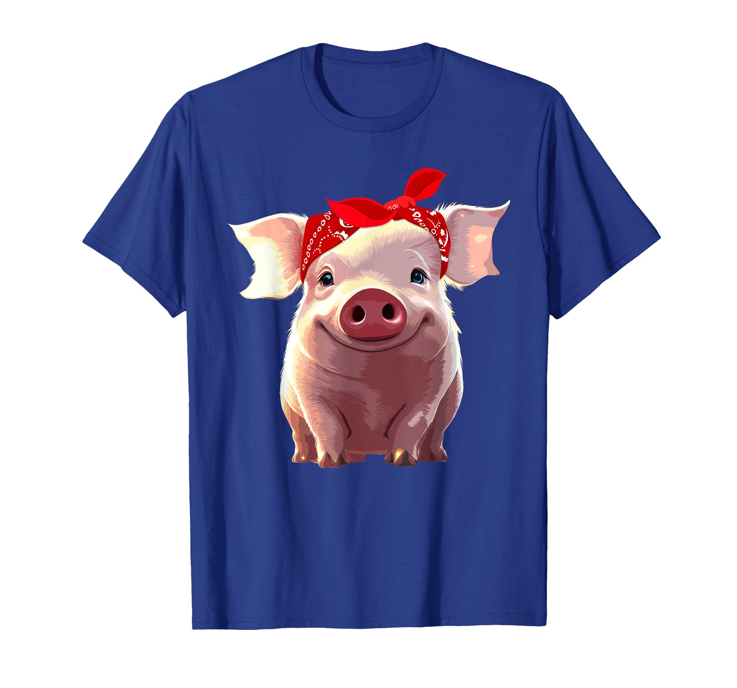 Funny Pig Design For Women Girls Kids Toddlers Piggy Lovers T-Shirt