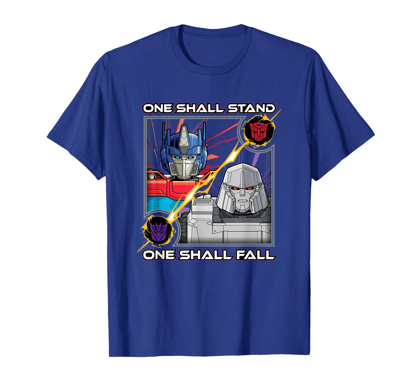 Transformers One One Shall Stand One Shall Fall Poster T-Shirt