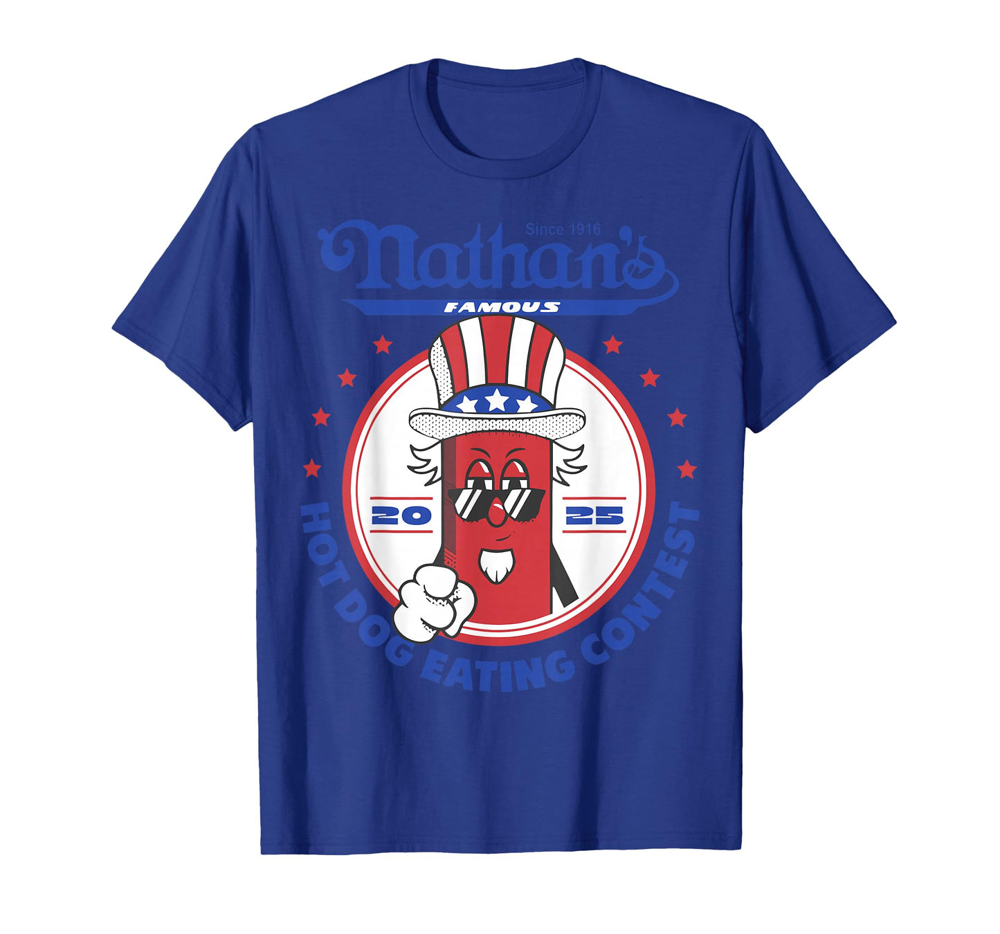 Nathan’s Famous Hot Dog Eating Contest 2025 Funny T-Shirt