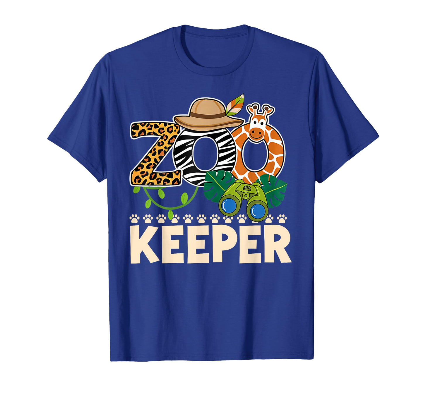 Zoo Keeper Costume Halloween Party Safari Zookeeper Outfit T-Shirt