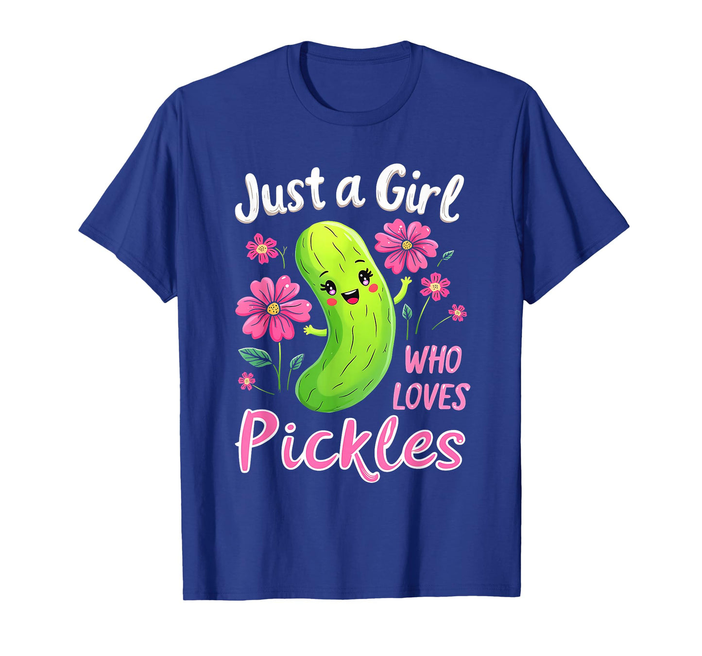 Just a Girl Who Loves Pickles Funny Toddler Pickle Costume T-Shirt