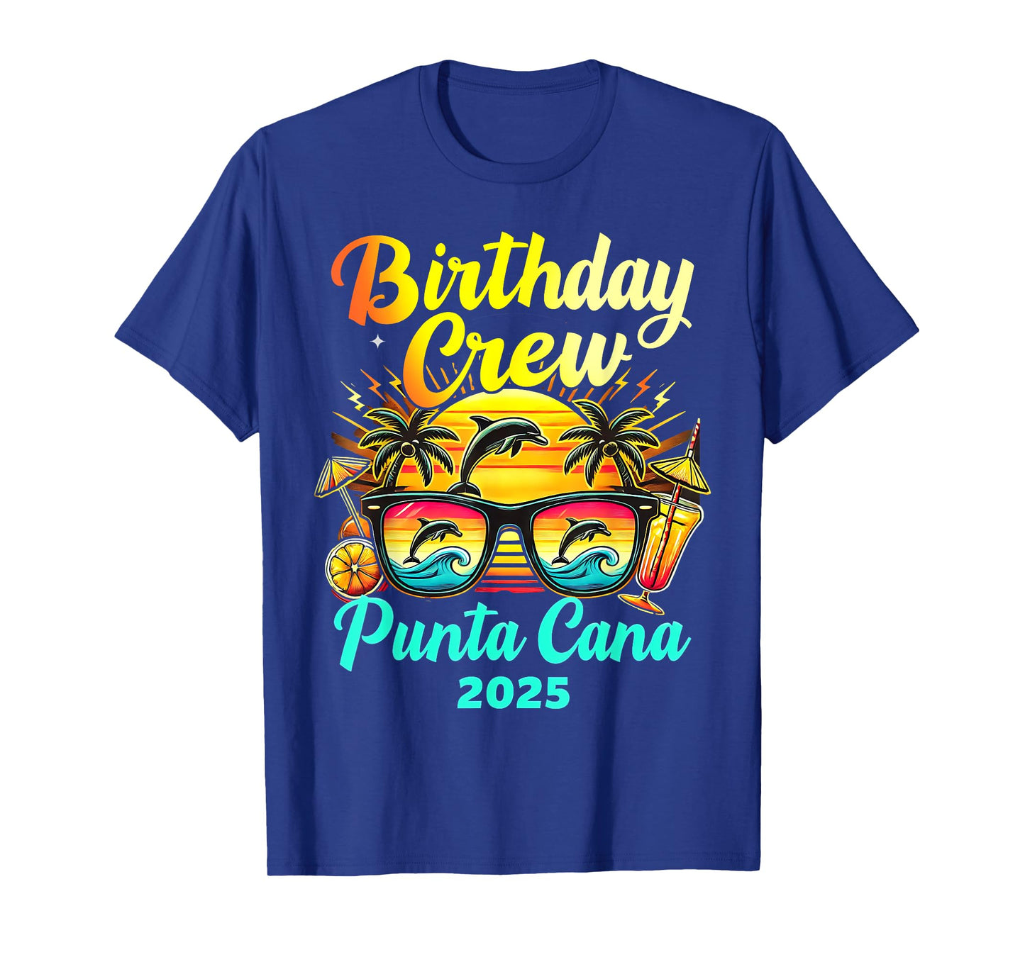 Punta Cana Birthday Trip 2025 Matching Group Vacation T-Shirt