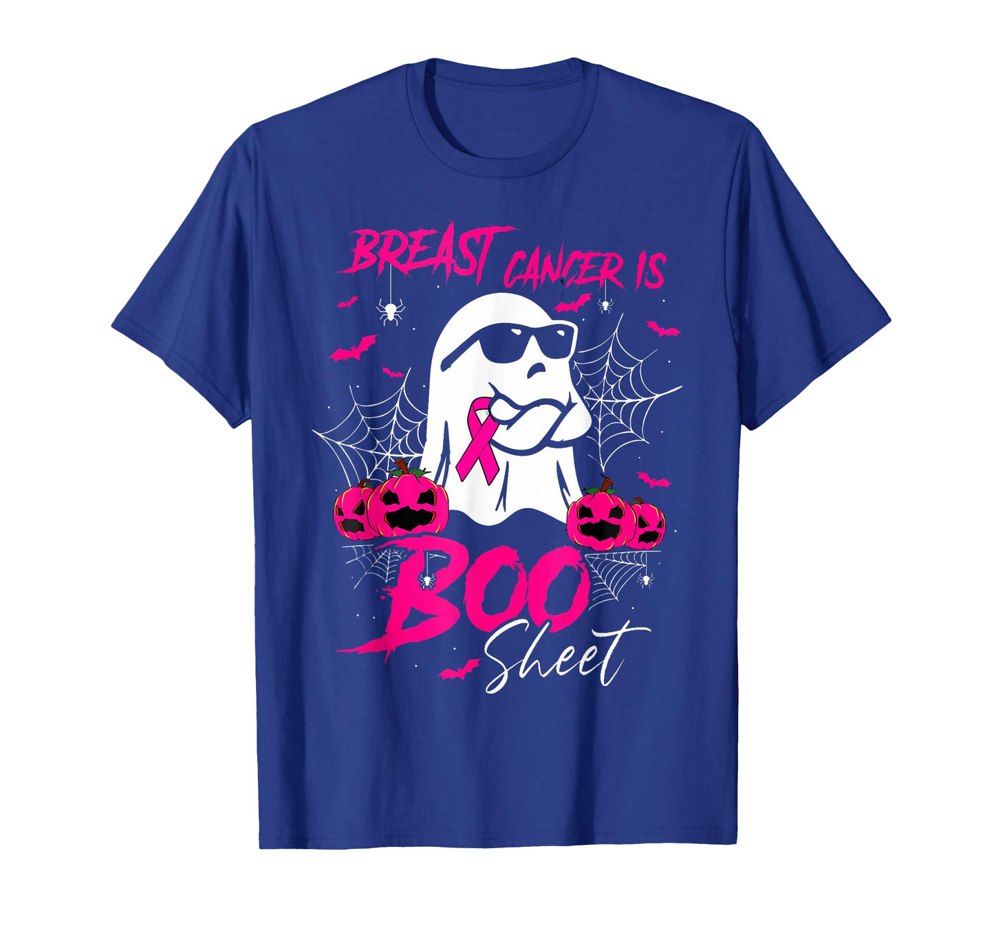 Breast Cancer Is Boo Sheet Breast Cancer Warrior Halloween T-Shirt