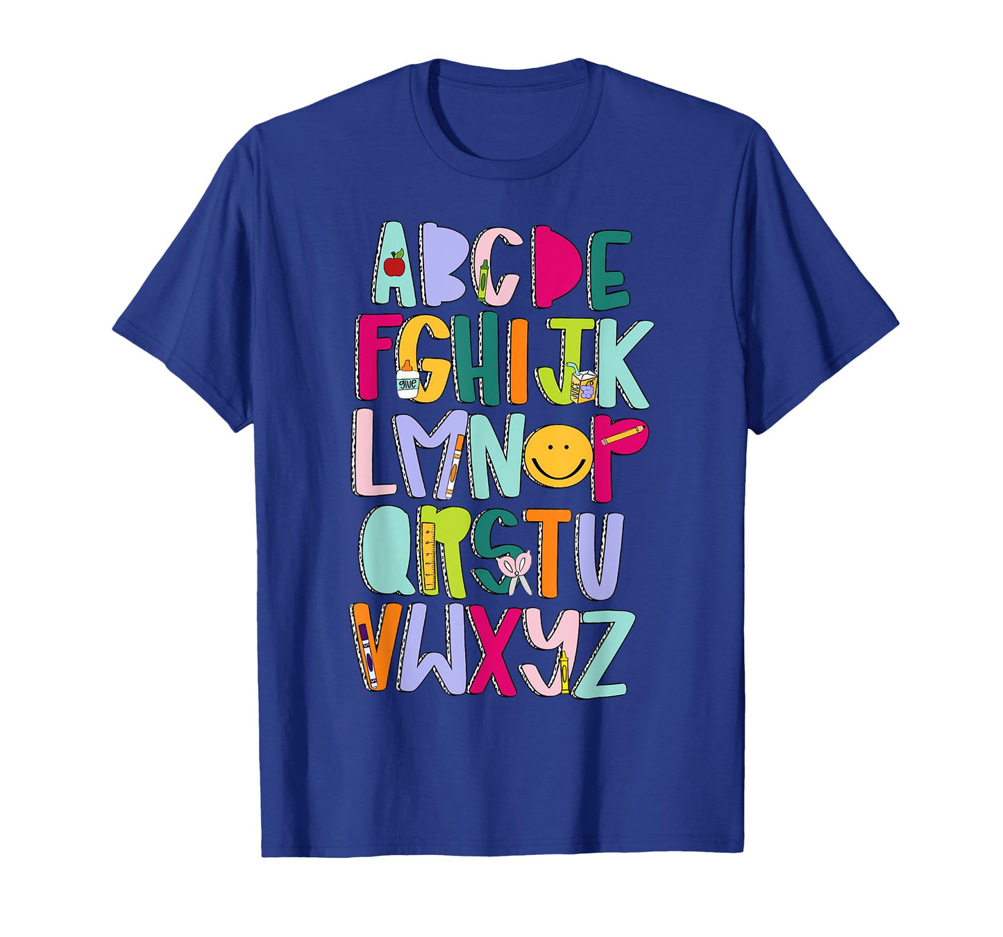 Alphabet Learning Letters ABCs First Day Of School Boy Girl T-Shirt